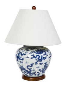 Lauren Ralph Pair Of Ceramic Table Lamps White 2 Pieces Lighting Wlrln21640 The Realreal Lauren Ralph Pair Of Ceramic, Lauren Ralph Blue White Porcelain Table Lamp 67x42cm