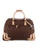 Lauren Ralph Lauren Leather Trimmed Monogram Carry On Luggage