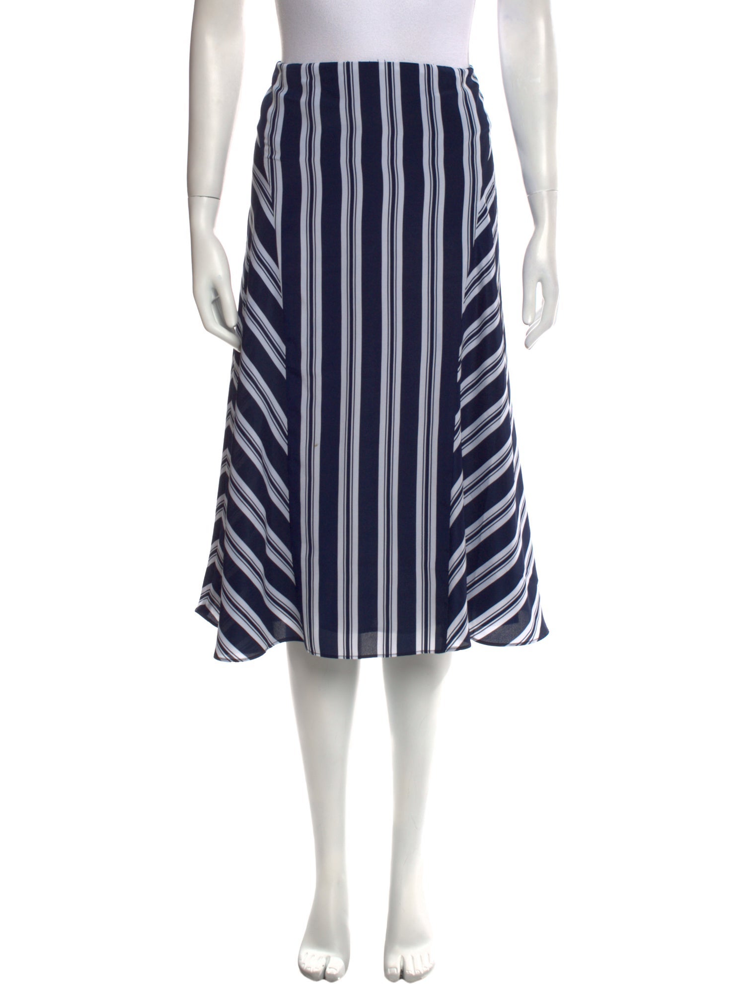 Lauren Ralph Lauren Striped Knee-Length Skirt