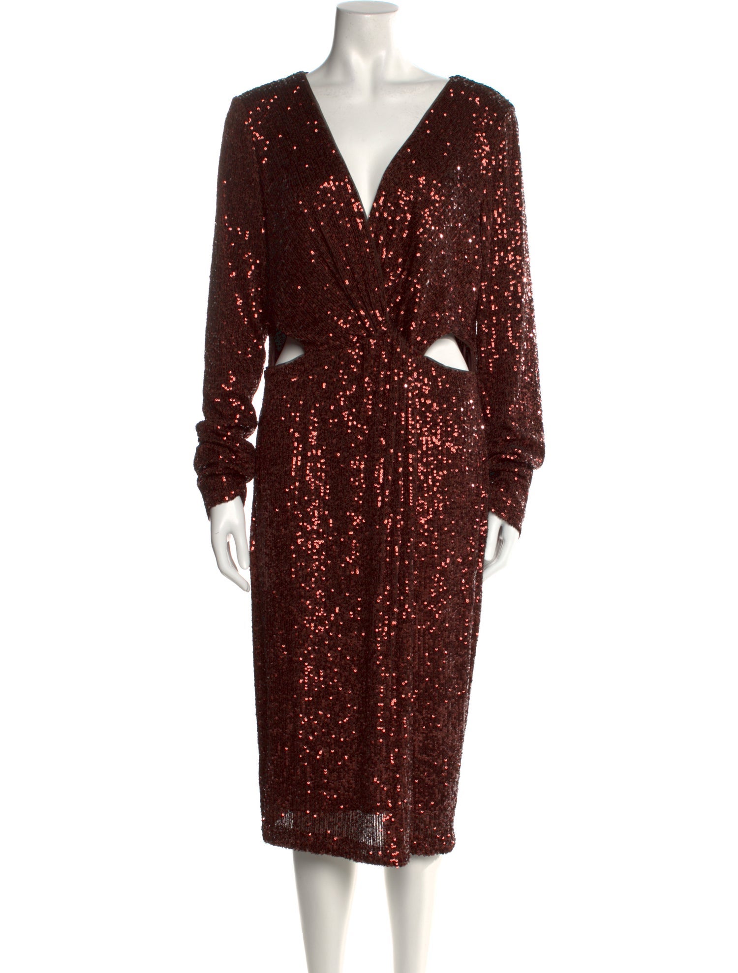 Lauren Ralph Lauren V-Neck Knee-Length Dress w/ Tags