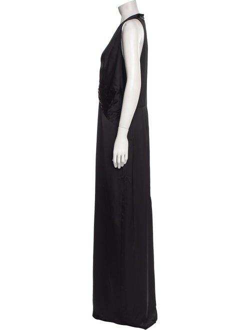 Lauren Ralph Lauren V-Neck Long Dress