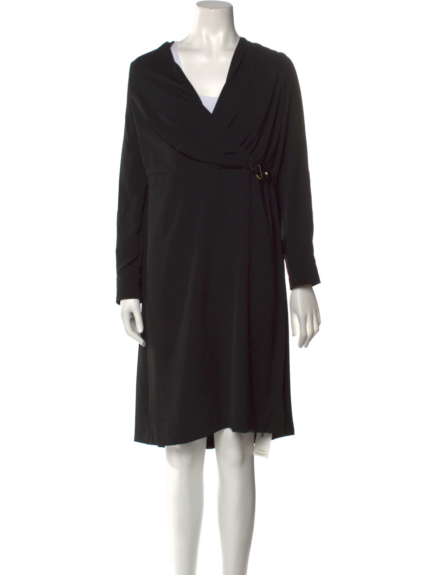 Lauren Ralph Lauren V-Neck Midi Length Dress