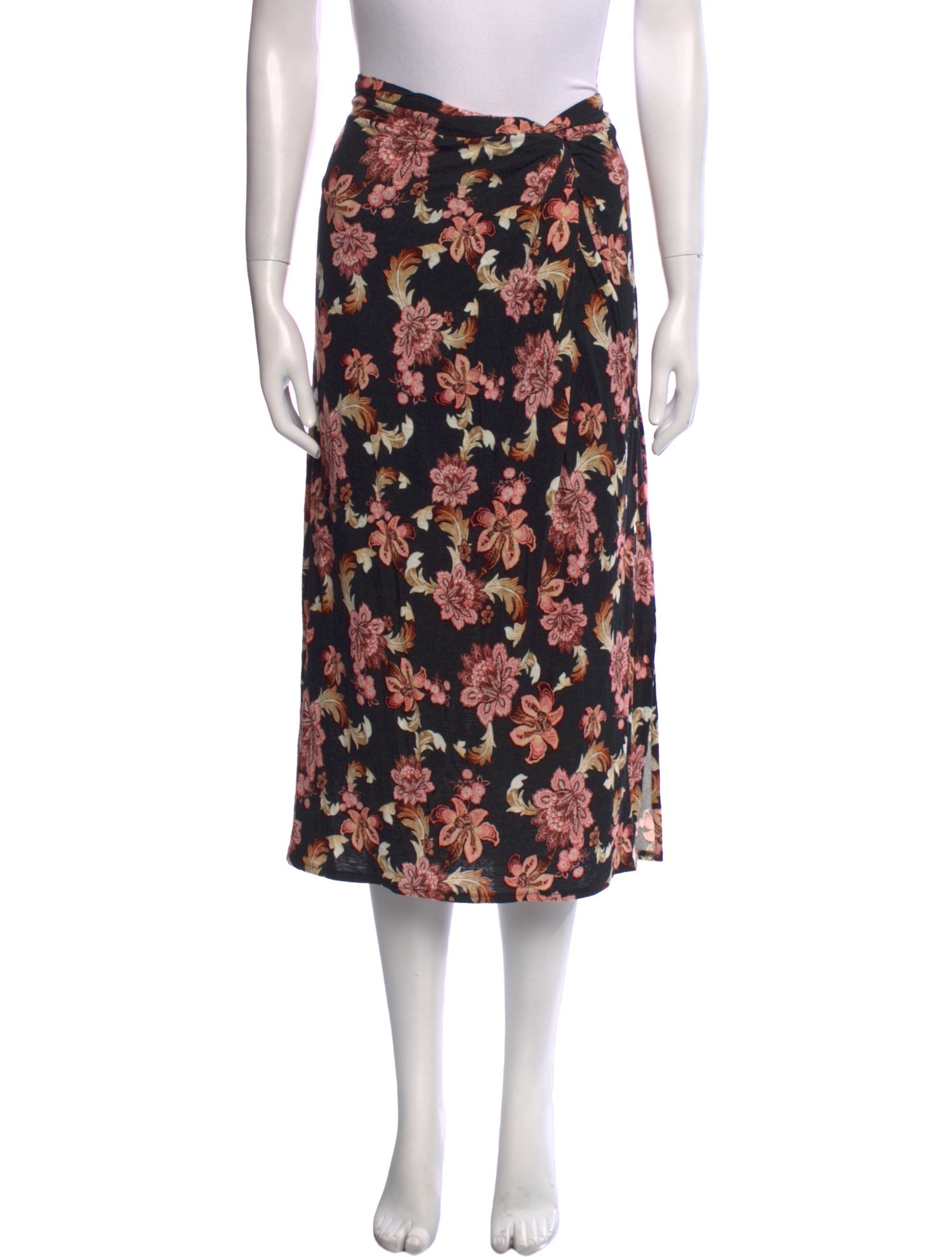 Lauren Ralph Lauren Floral Print Midi Length Skirt w/ Tags