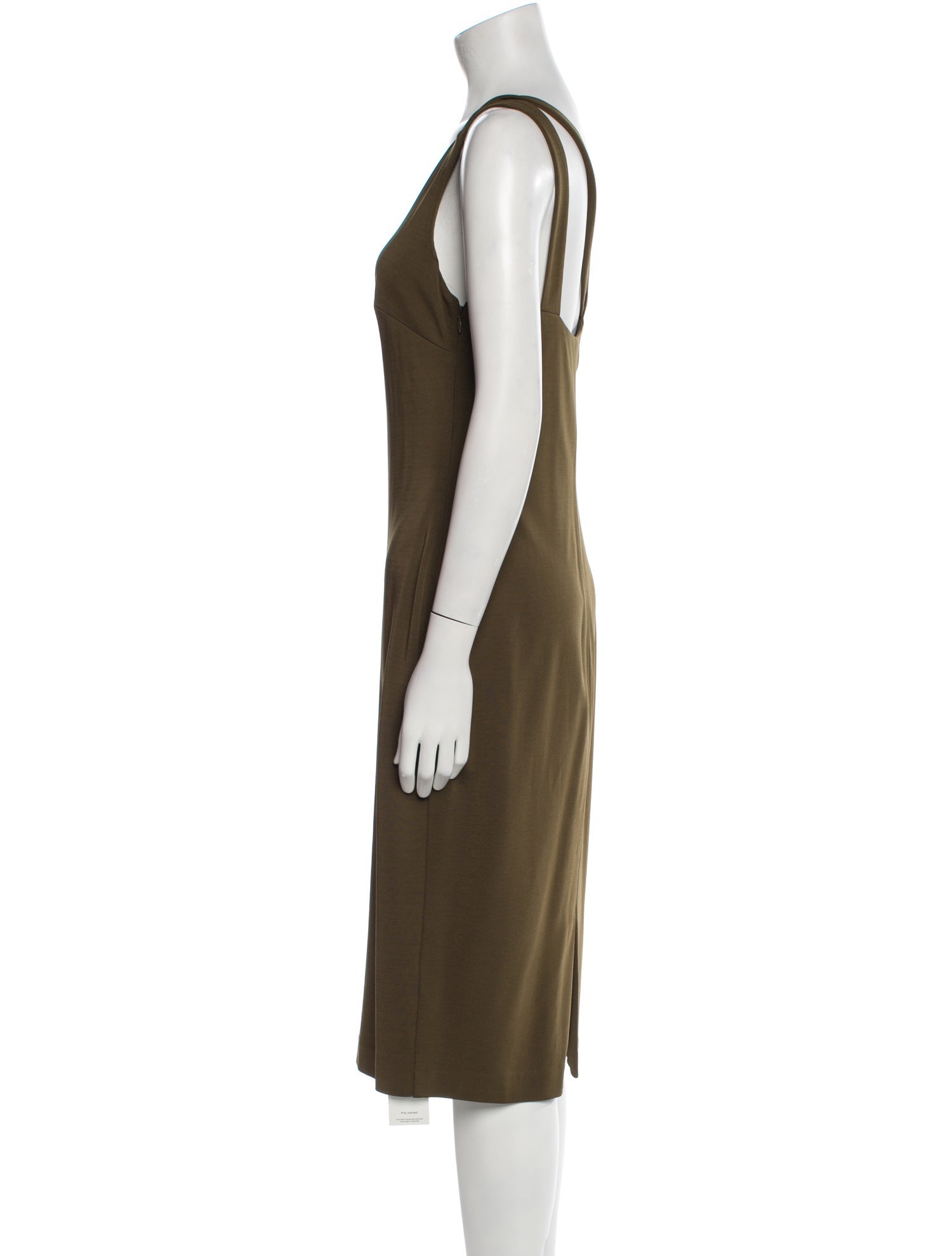 Lauren Ralph Lauren One-Shoulder Midi Length Dress