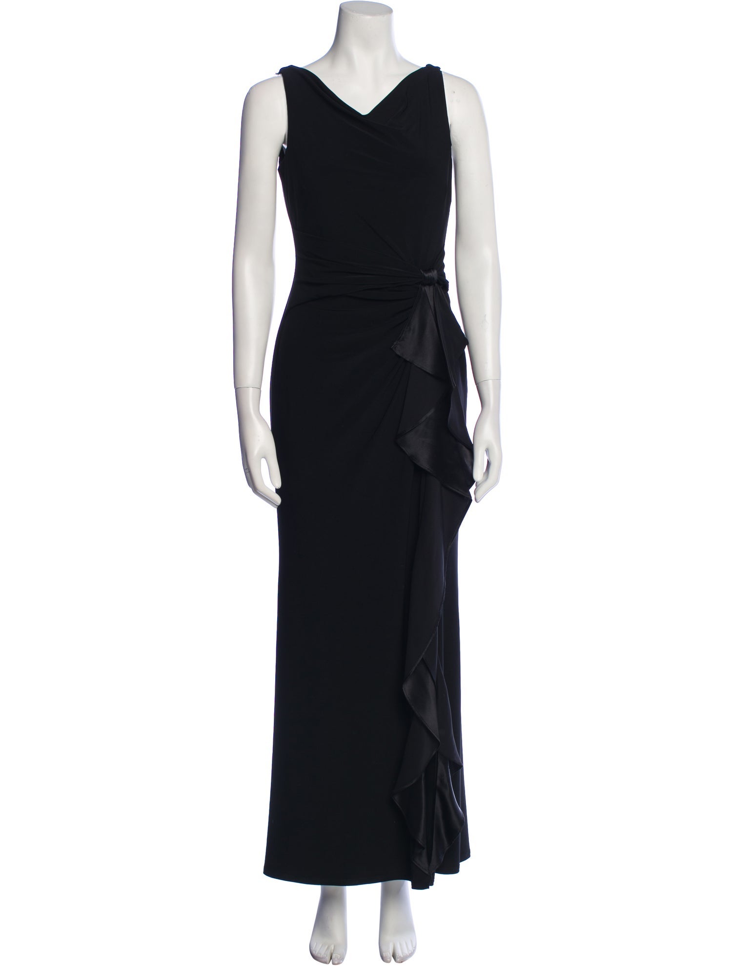 Lauren Ralph Lauren Cowl Neck Long Dress