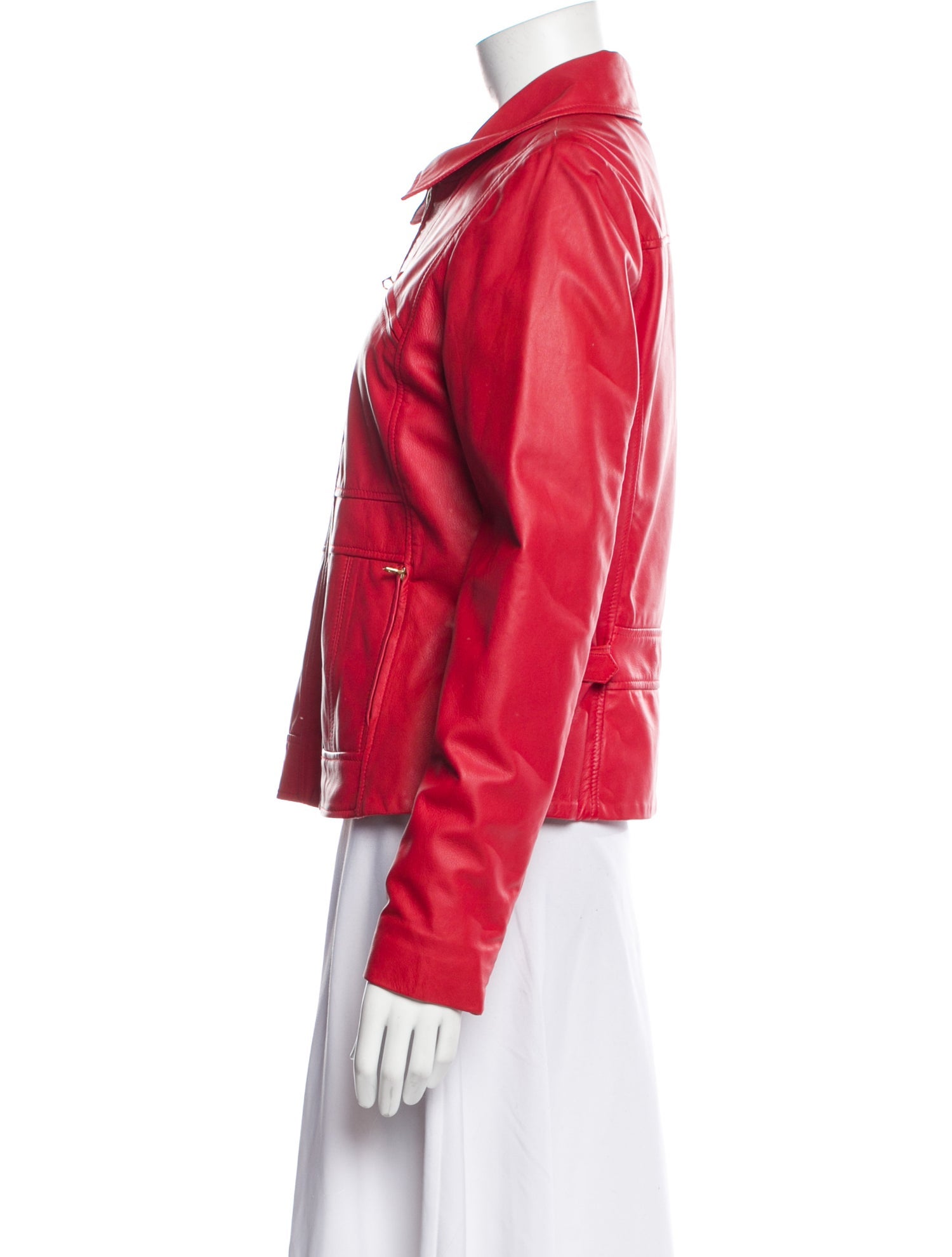 Lauren Ralph Lauren Leather Biker Jacket