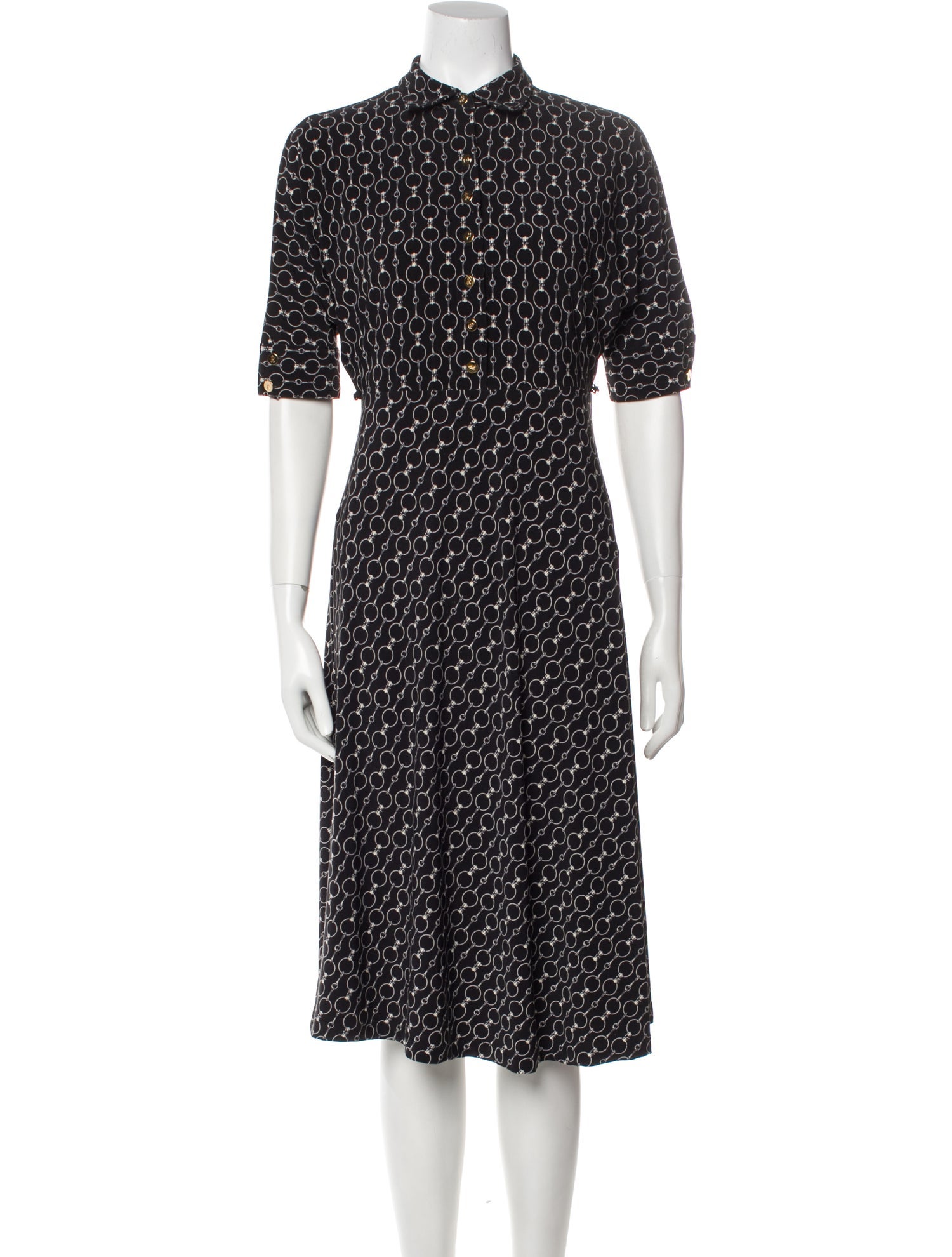 Lauren Ralph Lauren Printed Midi Length Dress