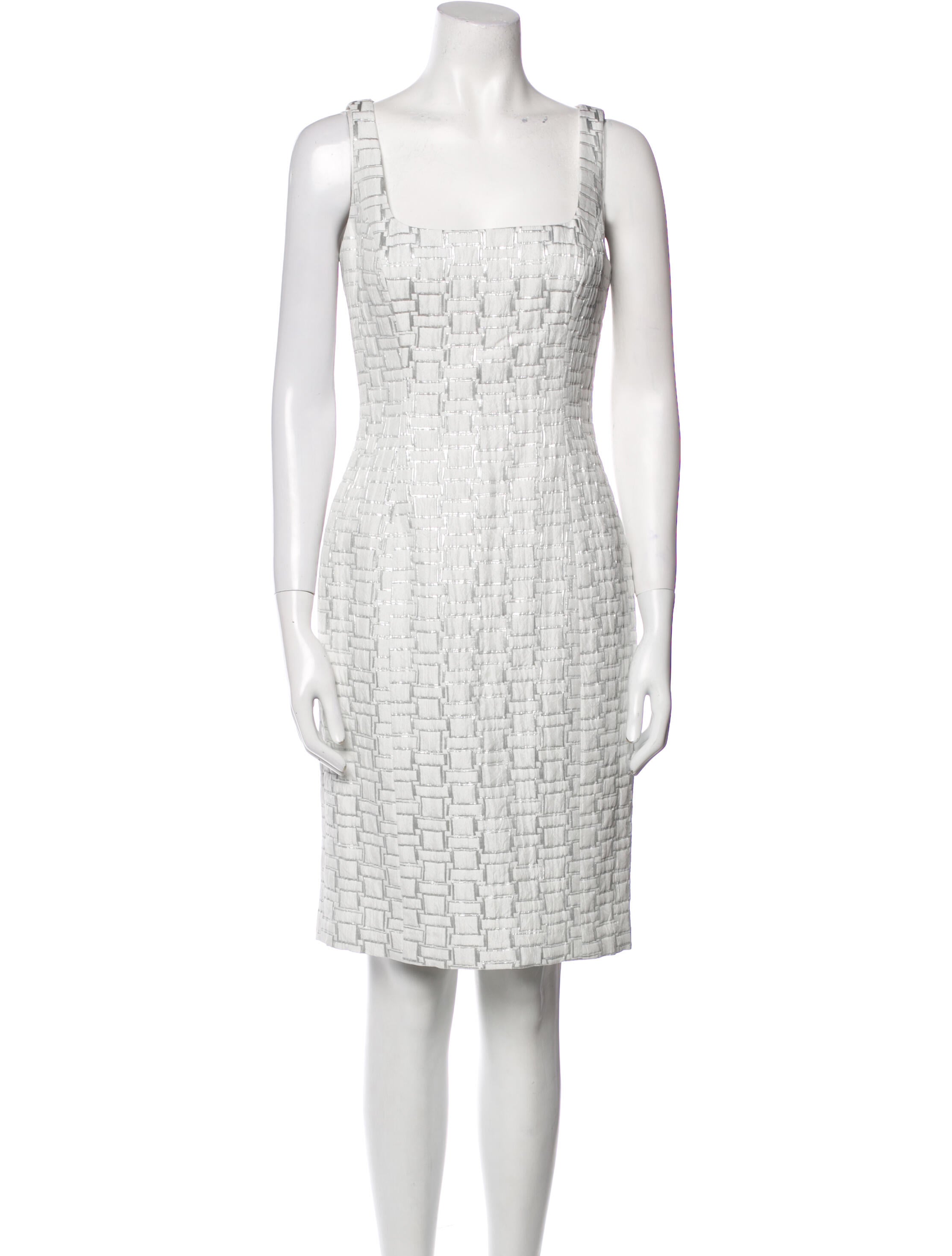 Lauren Ralph Lauren Square Neckline Knee-Length Dress w/ Tags