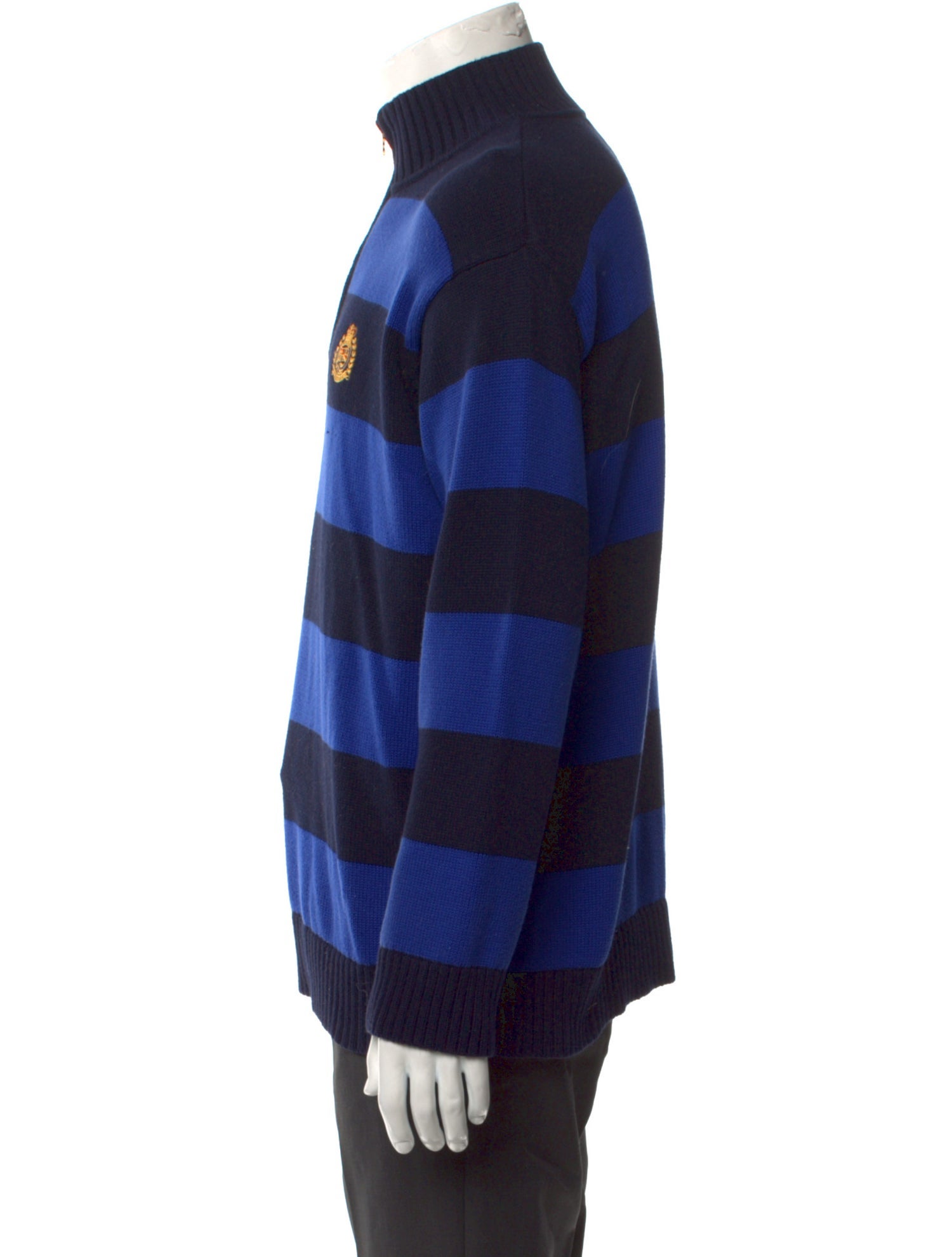 Lauren Ralph Lauren Striped Turtleneck Polo Sweater