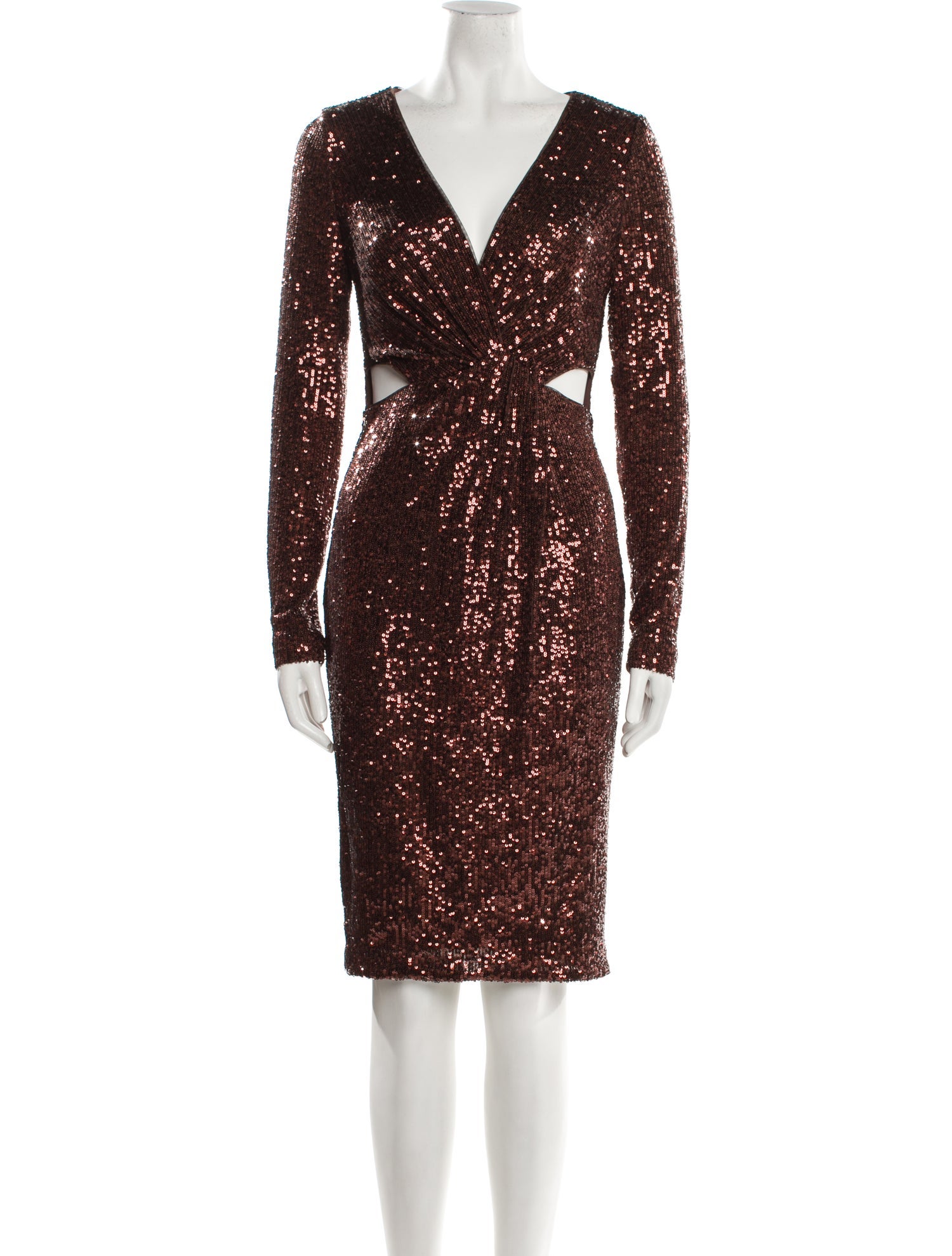 Lauren Ralph Lauren V-Neck Knee-Length Dress w/ Tags