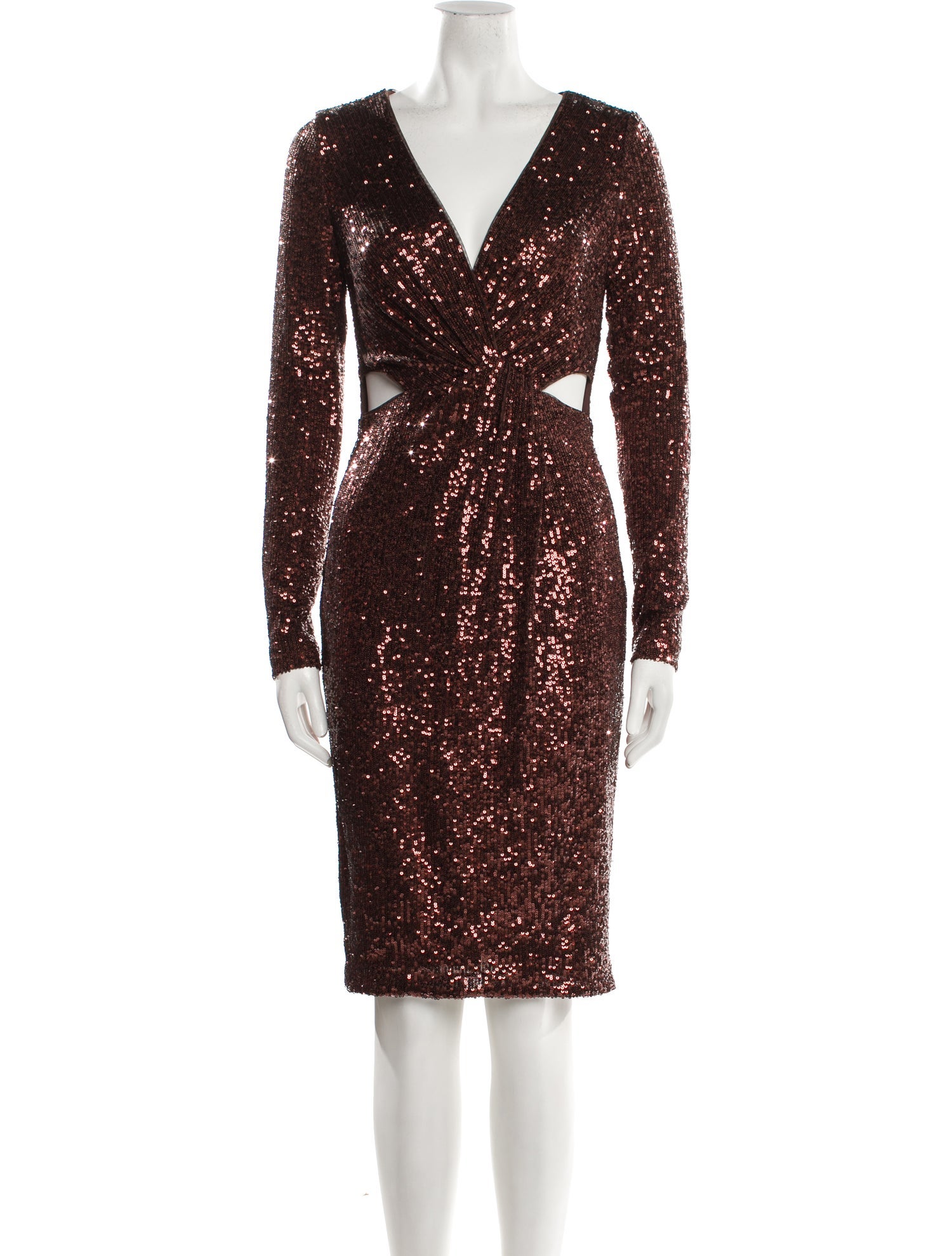 Lauren Ralph Lauren V-Neck Knee-Length Dress w/ Tags