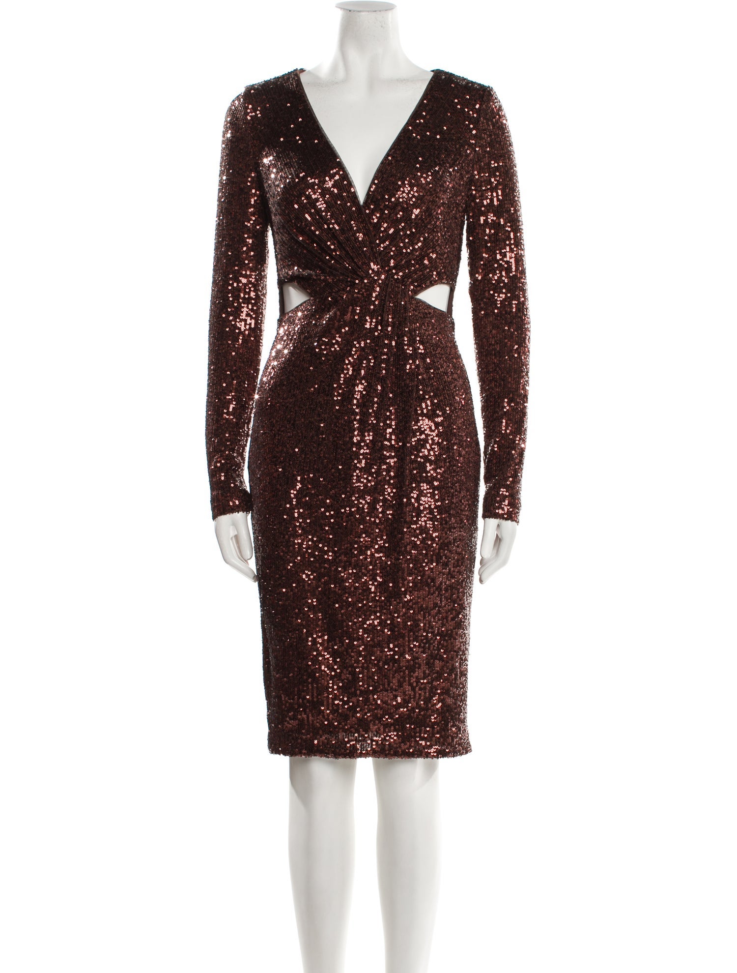 Lauren Ralph Lauren V-Neck Knee-Length Dress w/ Tags