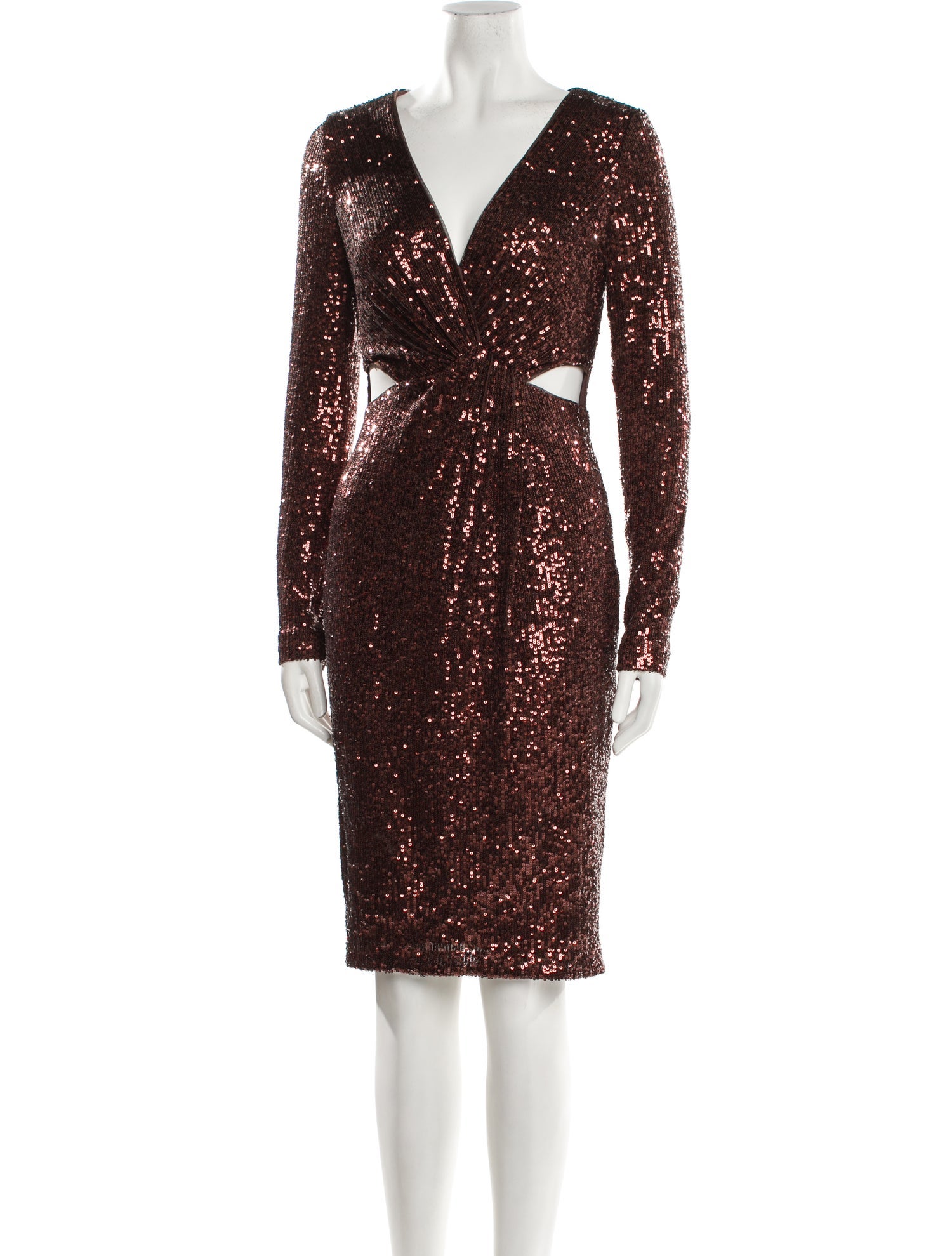 Lauren Ralph Lauren V-Neck Knee-Length Dress w/ Tags