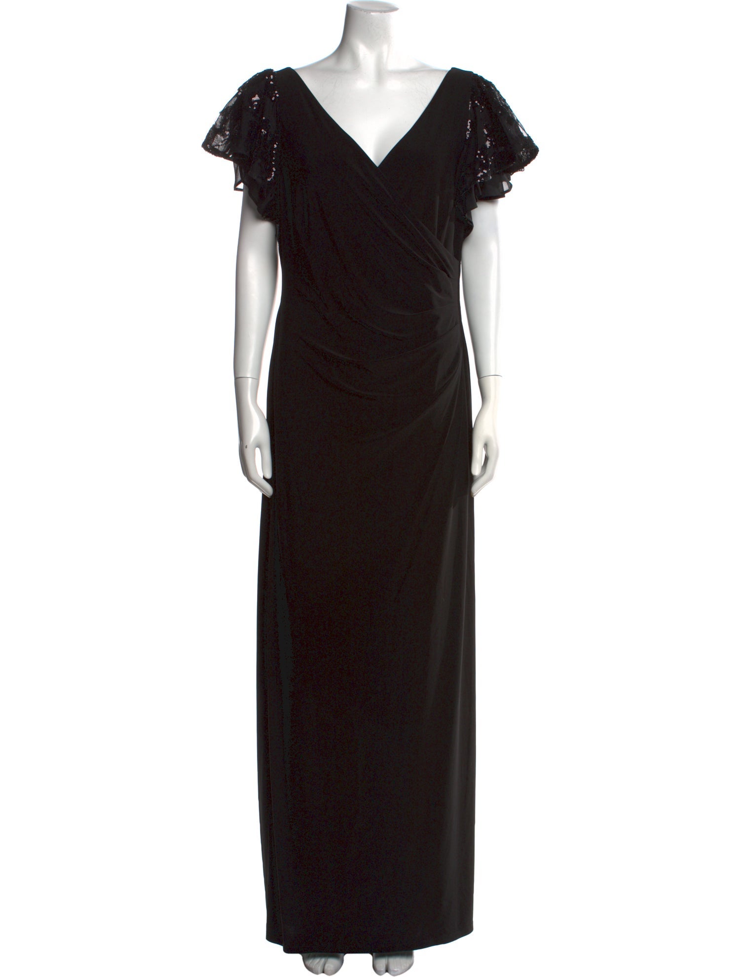 Lauren Ralph Lauren V-Neck Long Dress w/ Tags