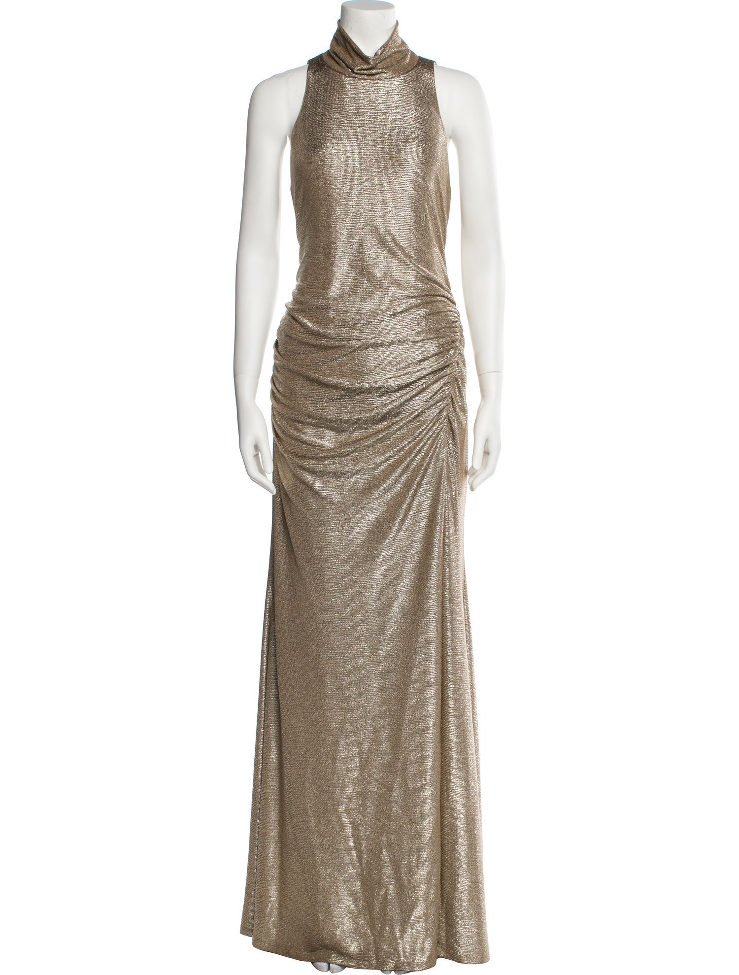 Lauren Ralph Lauren Mock Neck Long Dress