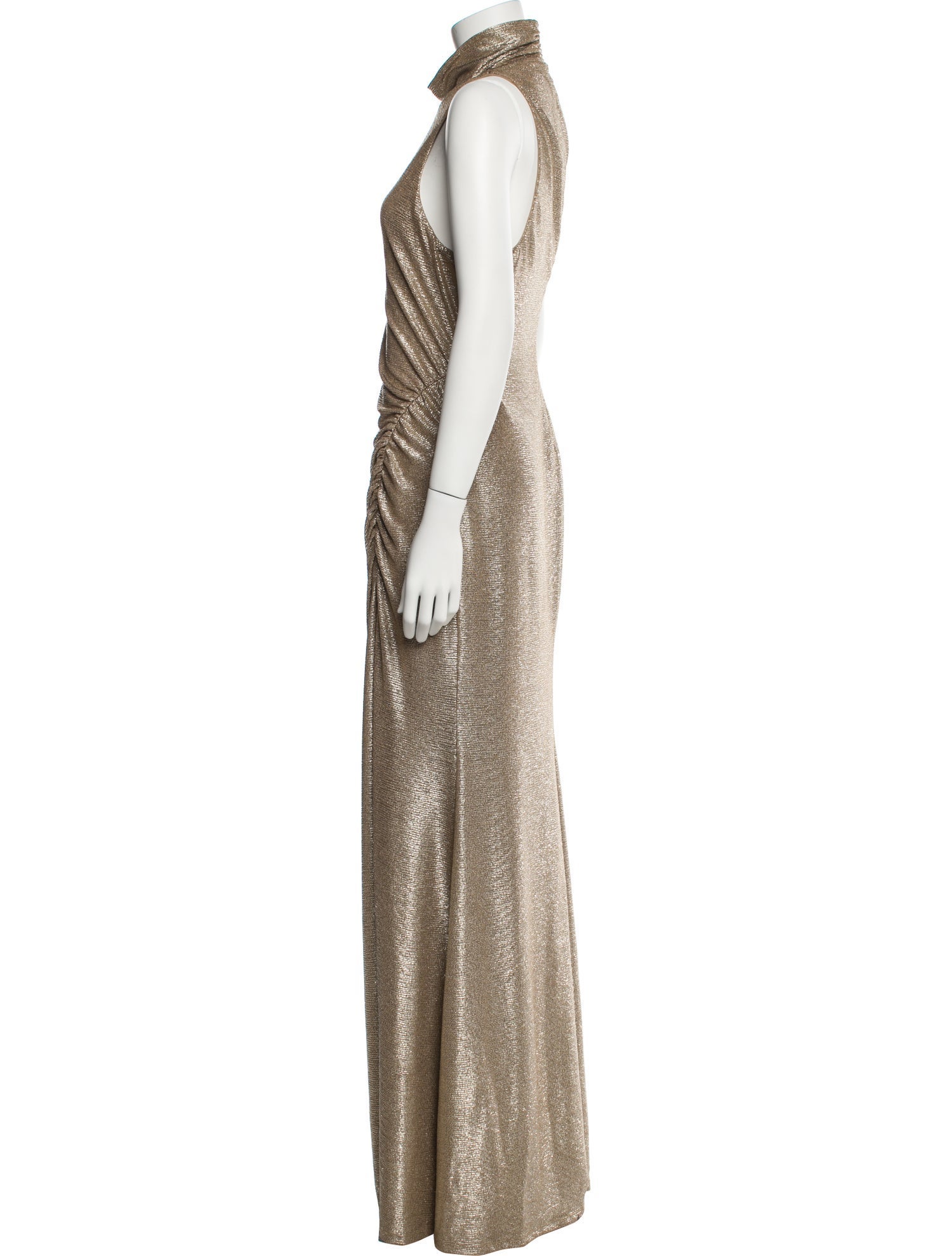 Lauren Ralph Lauren Mock Neck Long Dress