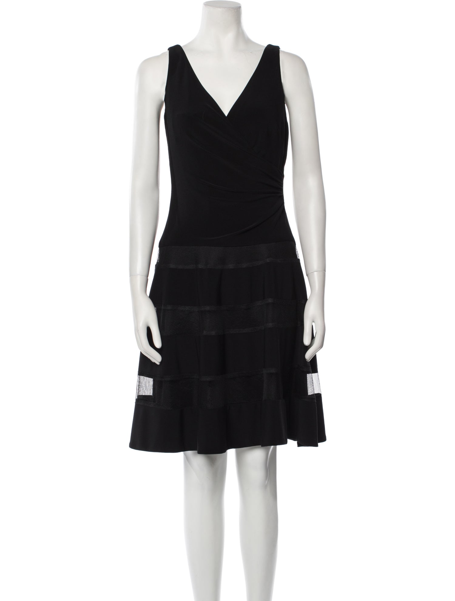 Lauren Ralph Lauren V-Neck Mini Dress