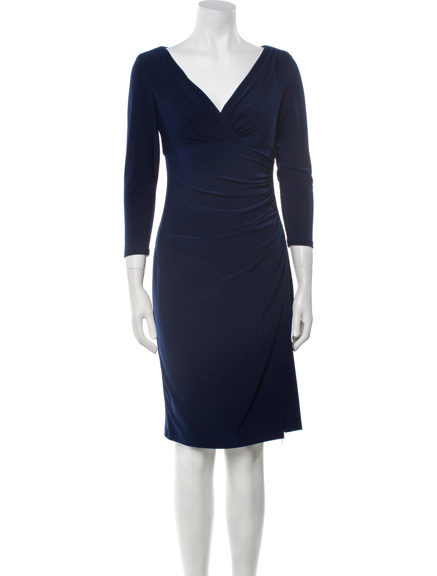 Lauren Ralph Lauren V-Neck Mini Dress