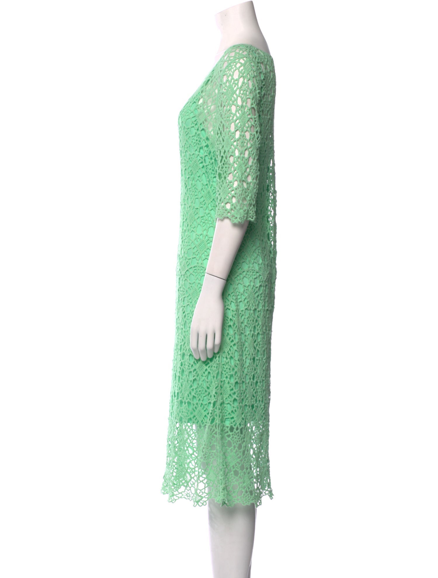 Lauren Ralph Lauren Lace Pattern Knee-Length Dress