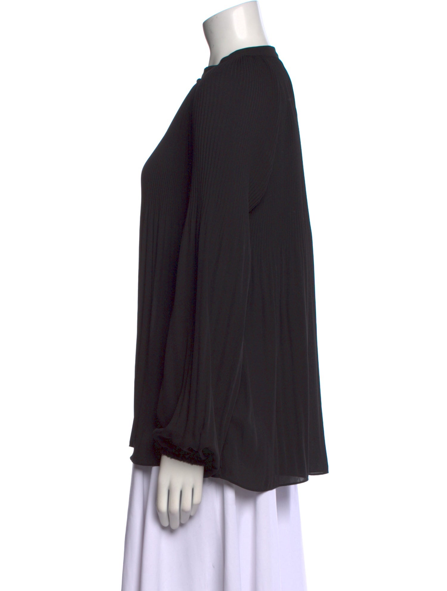 Lauren Ralph Lauren Mock Neck Long Sleeve Blouse