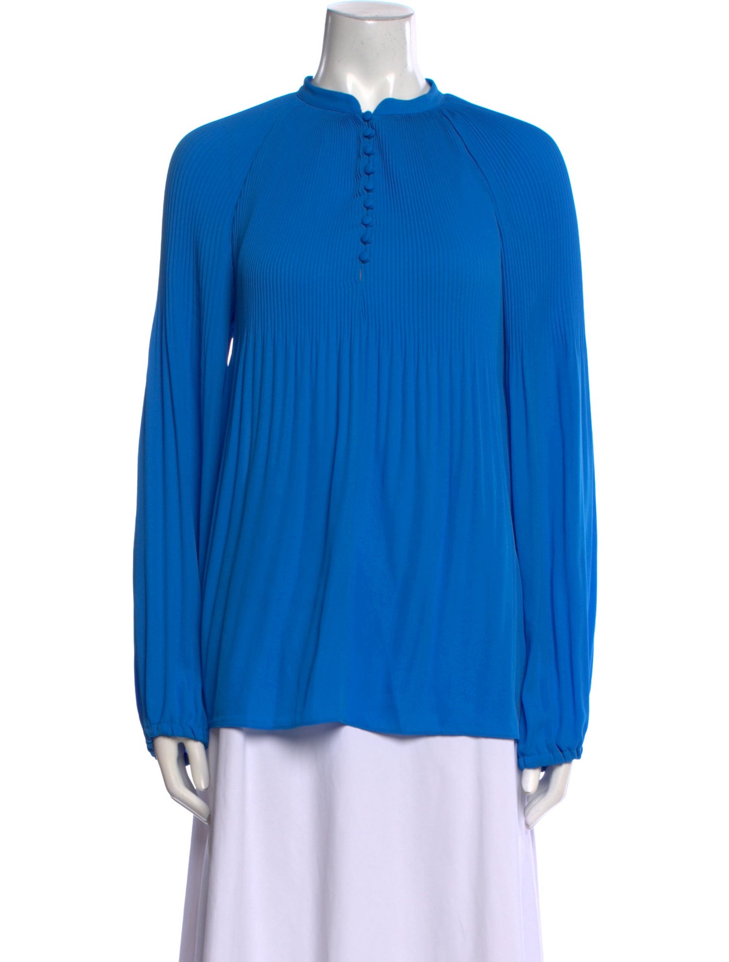 Lauren Ralph Lauren Mock Neck Long Sleeve Blouse