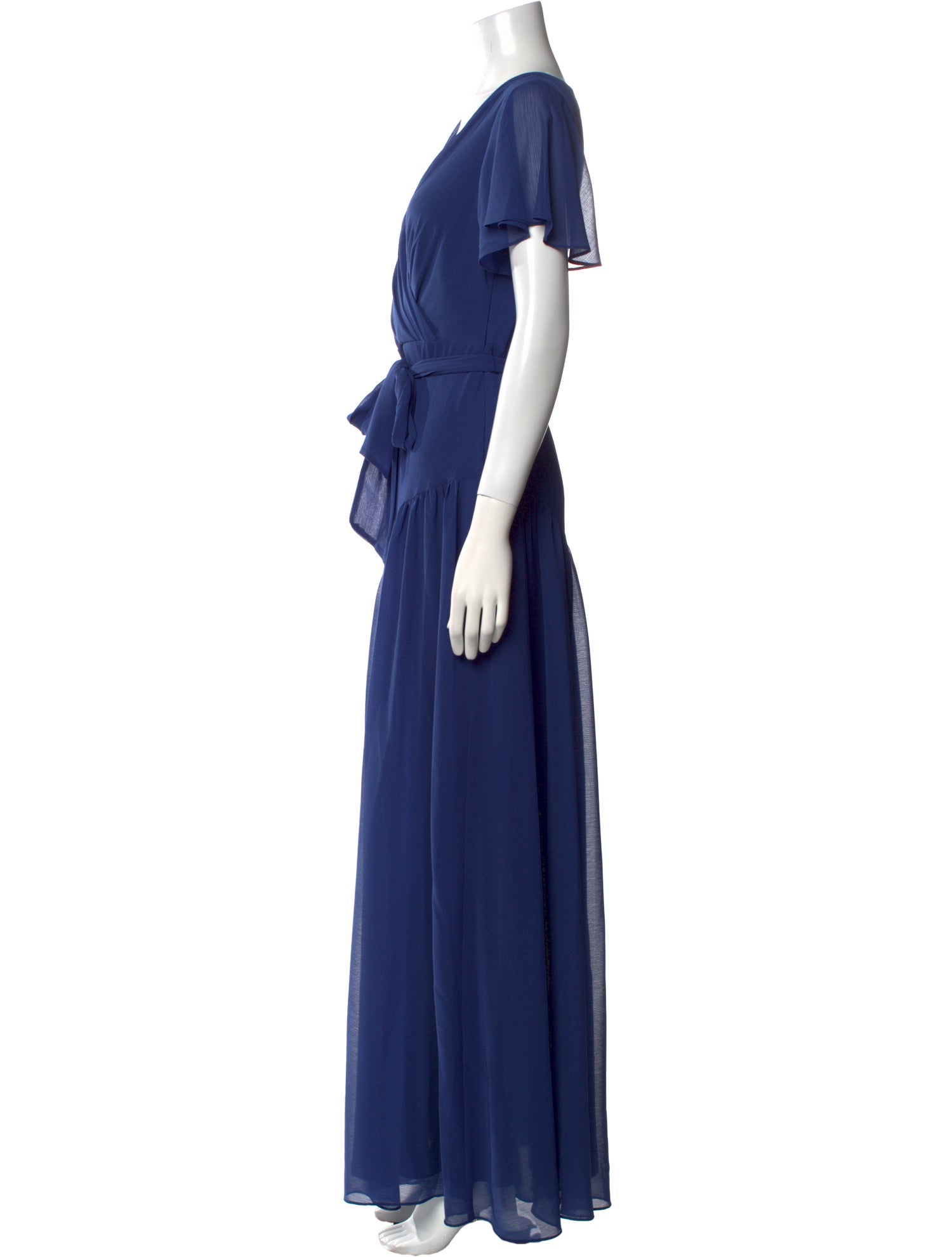 Lauren Ralph Lauren V-Neck Long Dress