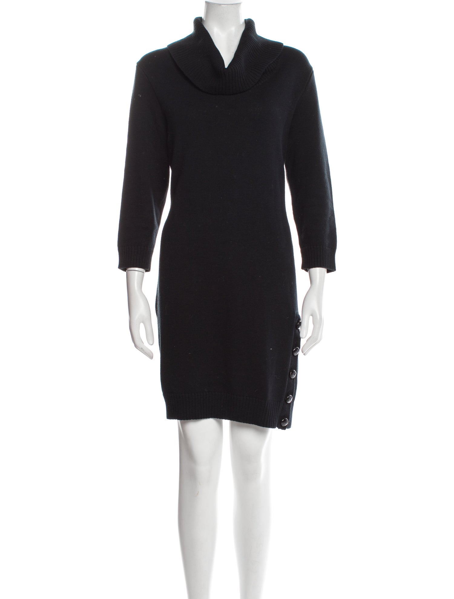 Lauren Ralph Lauren Cowl Neck Knee-Length Dress