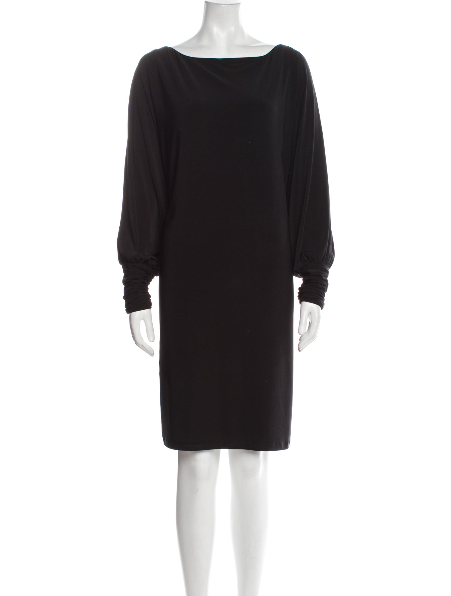 Lauren Ralph Lauren Bateau Neckline Knee-Length Dress