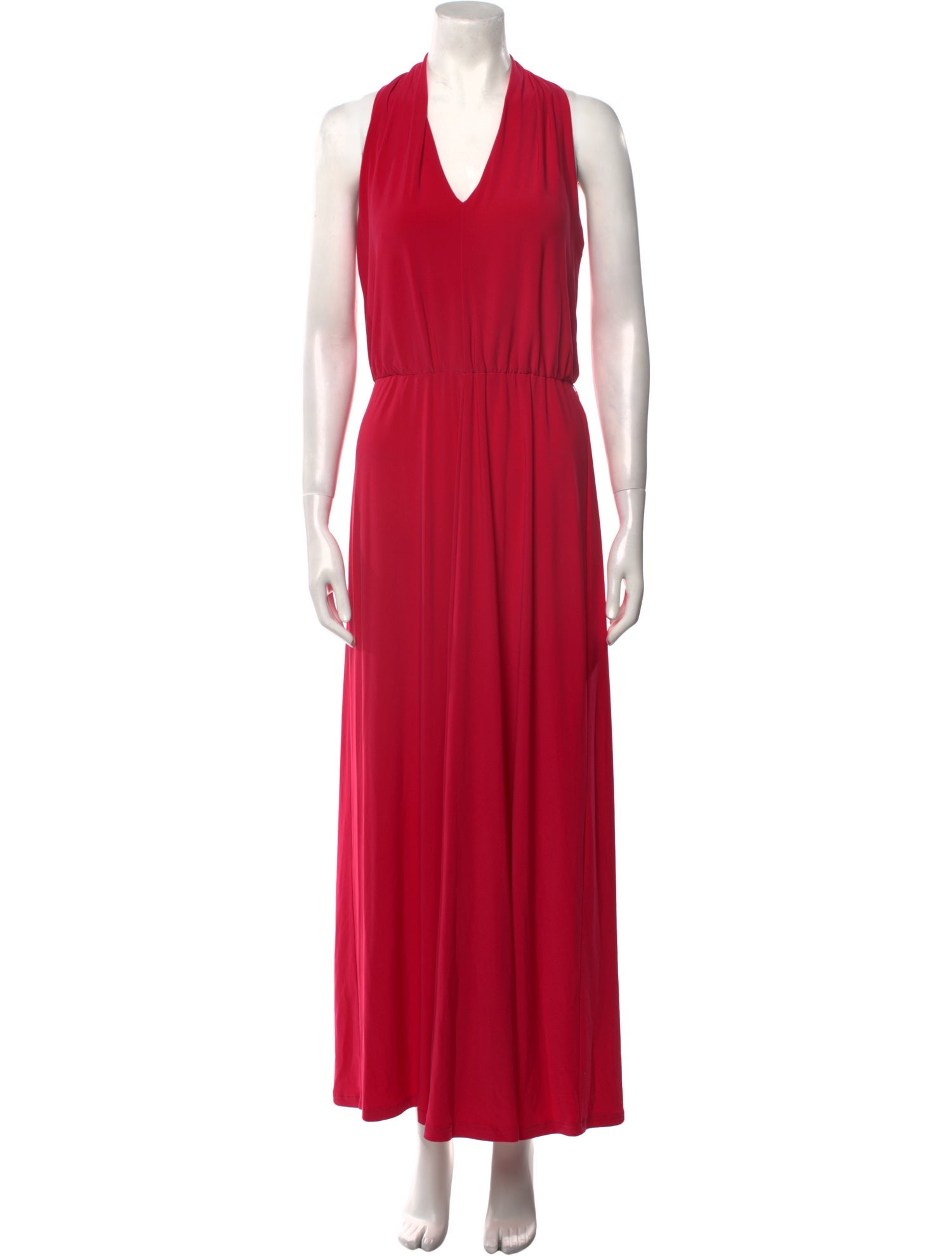 Lauren Ralph Lauren V-Neck Long Dress