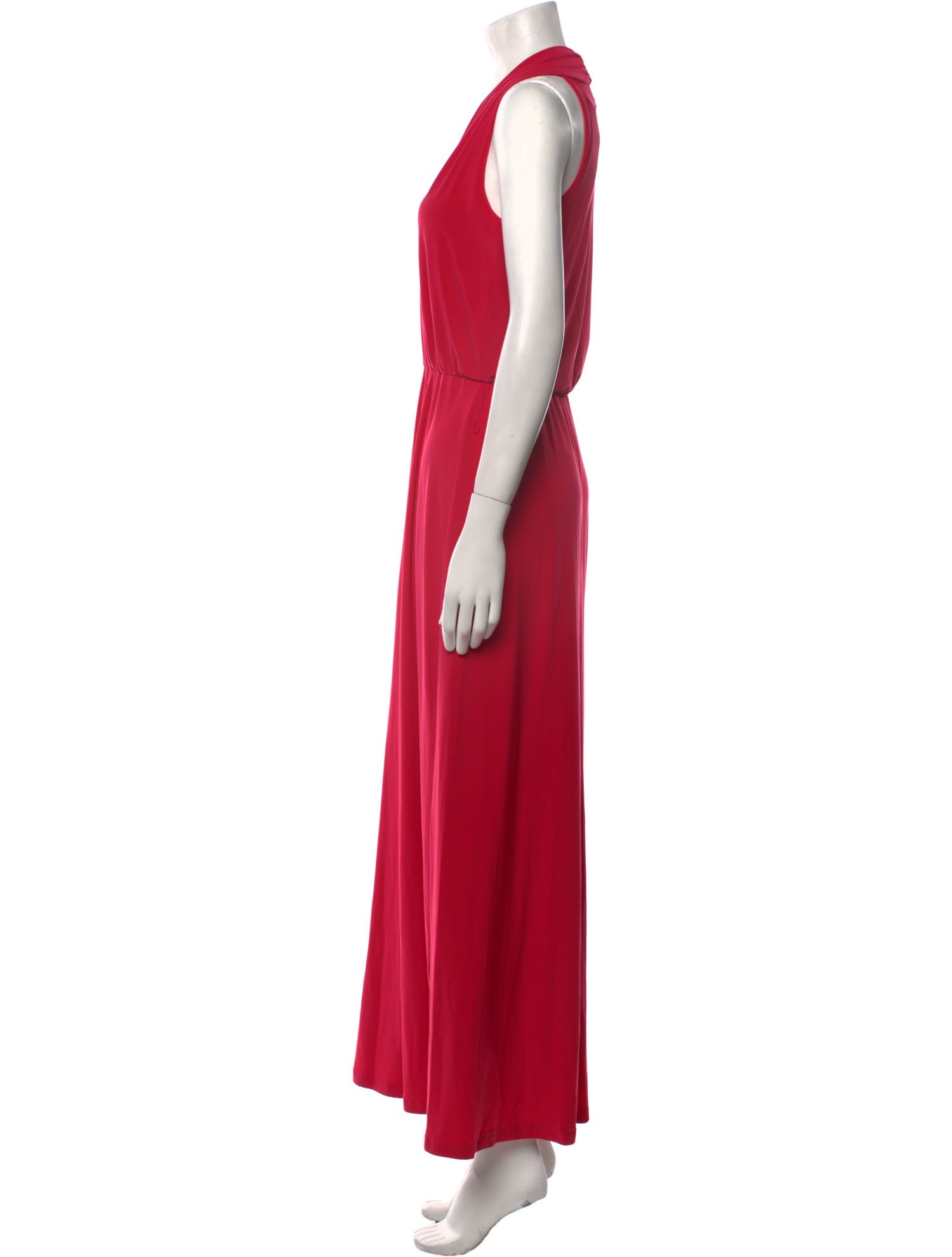 Lauren Ralph Lauren V-Neck Long Dress