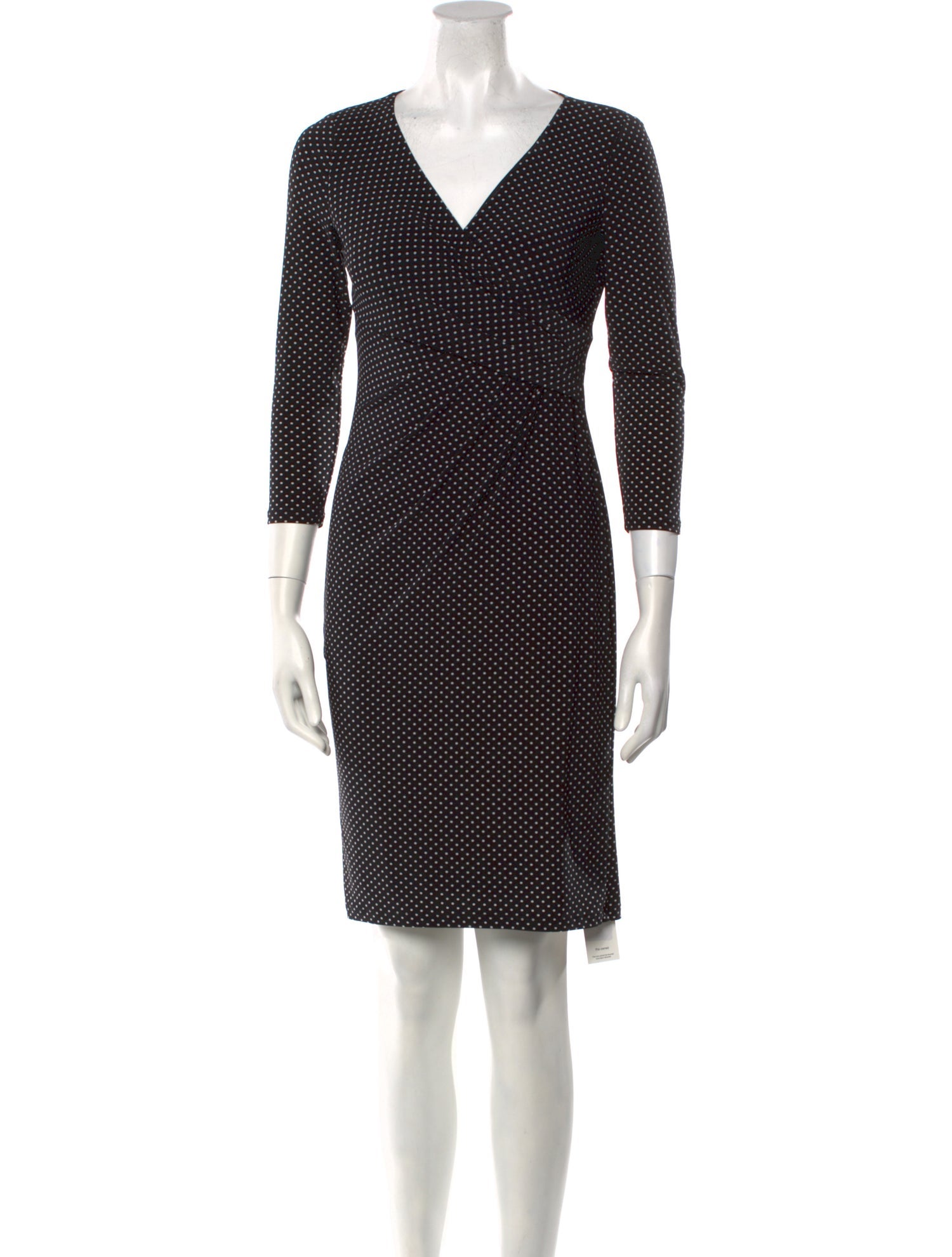 Lauren Ralph Lauren Polka Dot Print Knee-Length Dress