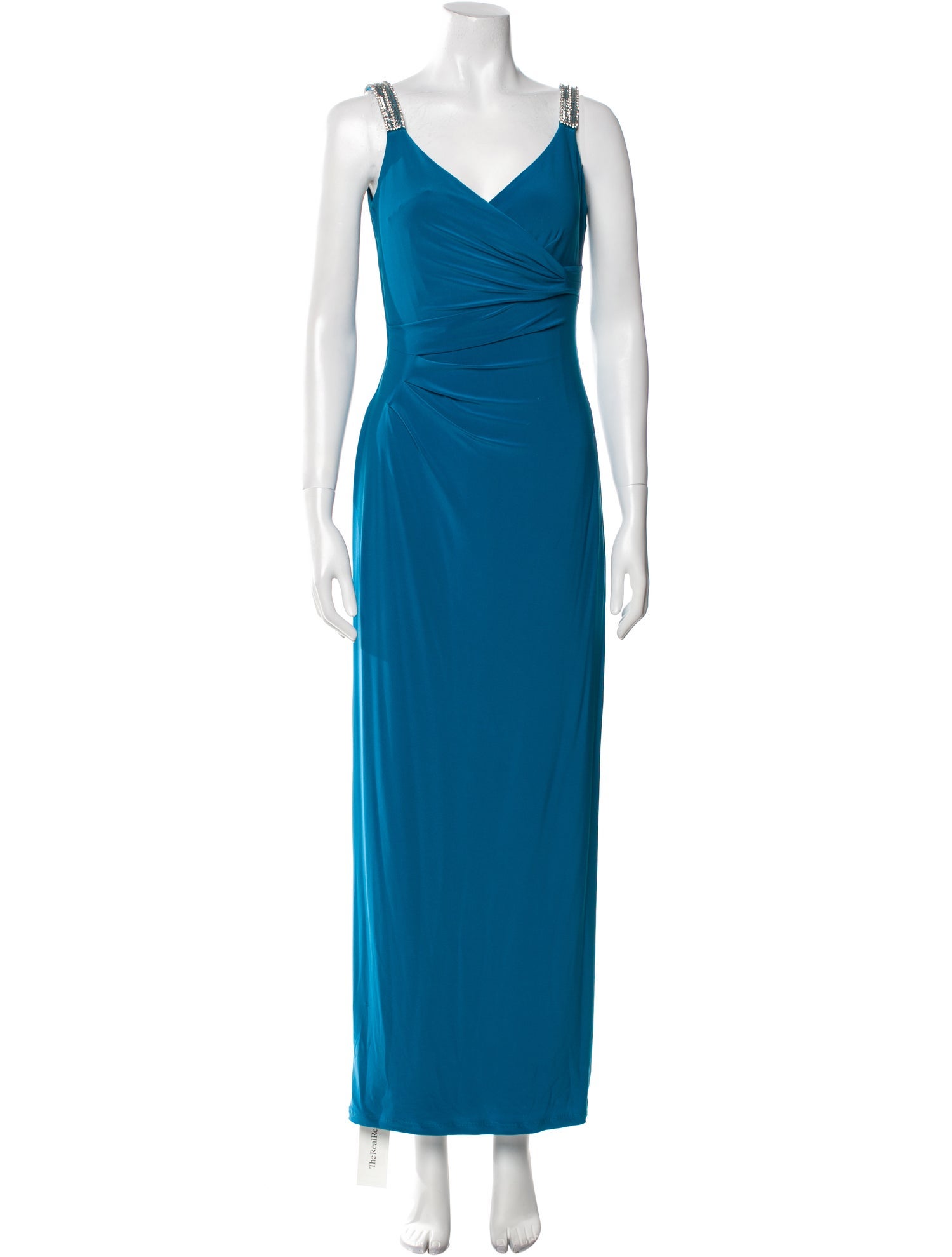 Lauren Ralph Lauren V-Neck Long Dress