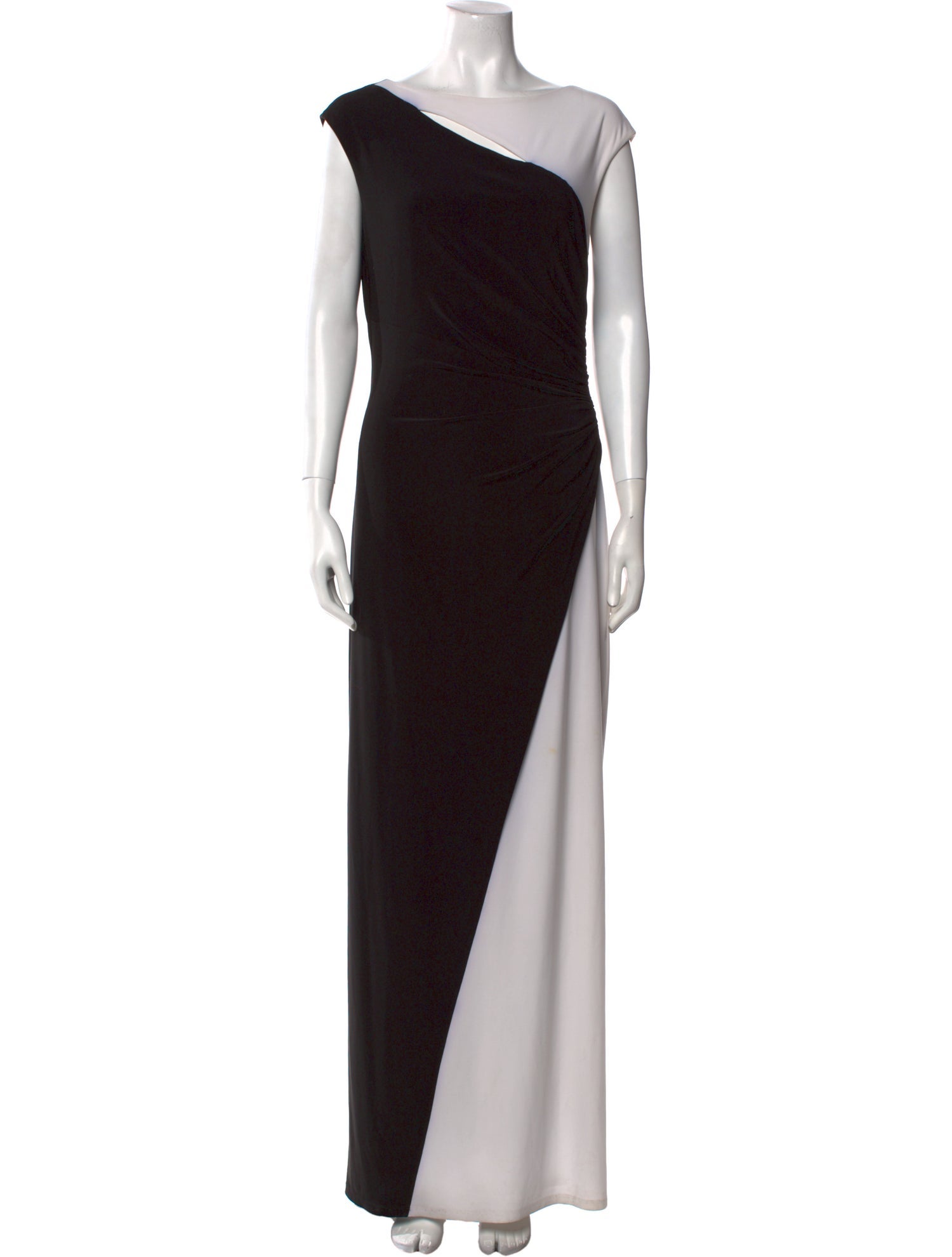 Lauren Ralph Lauren One-Shoulder Long Dress