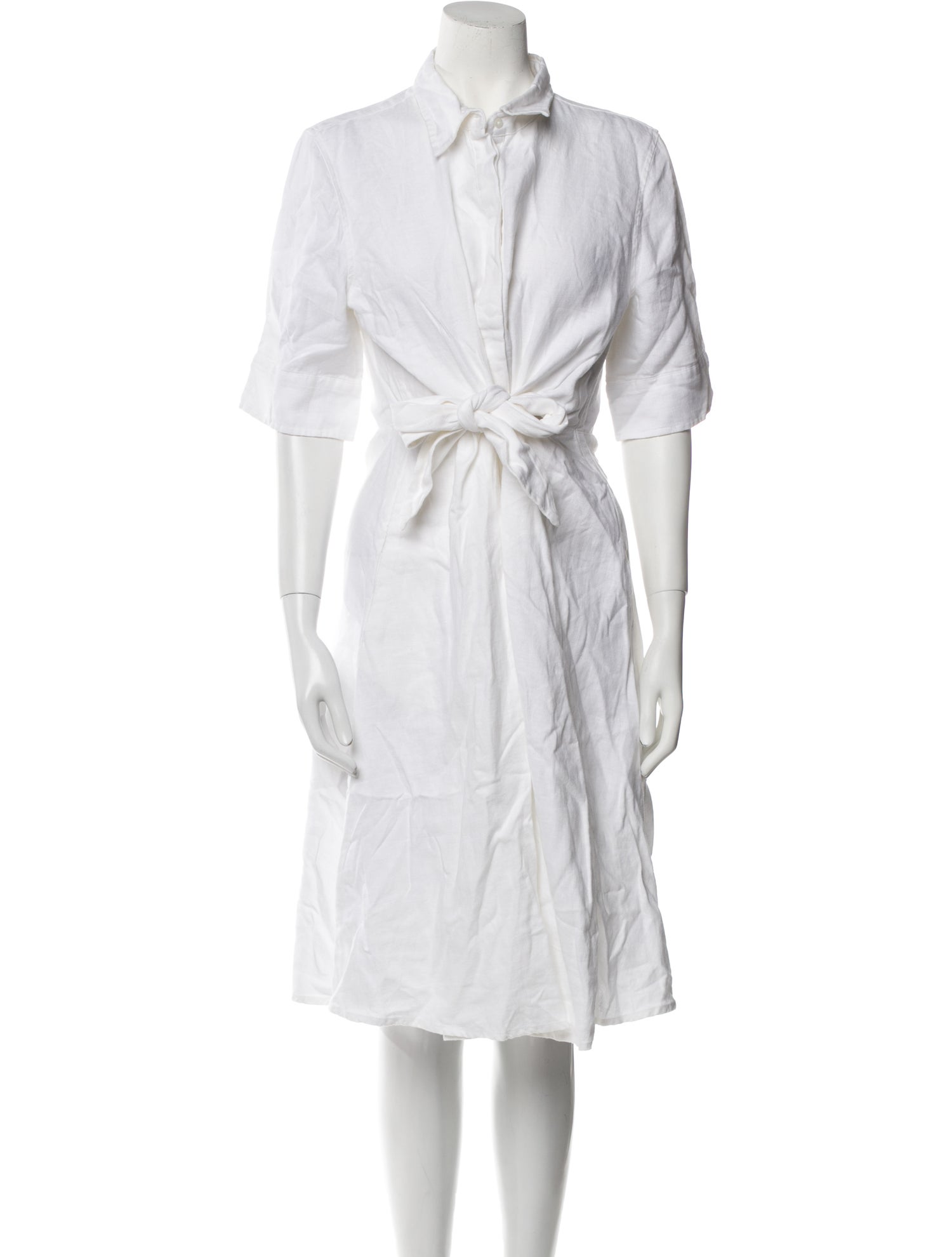 Lauren Ralph Lauren Linen Midi Length Dress