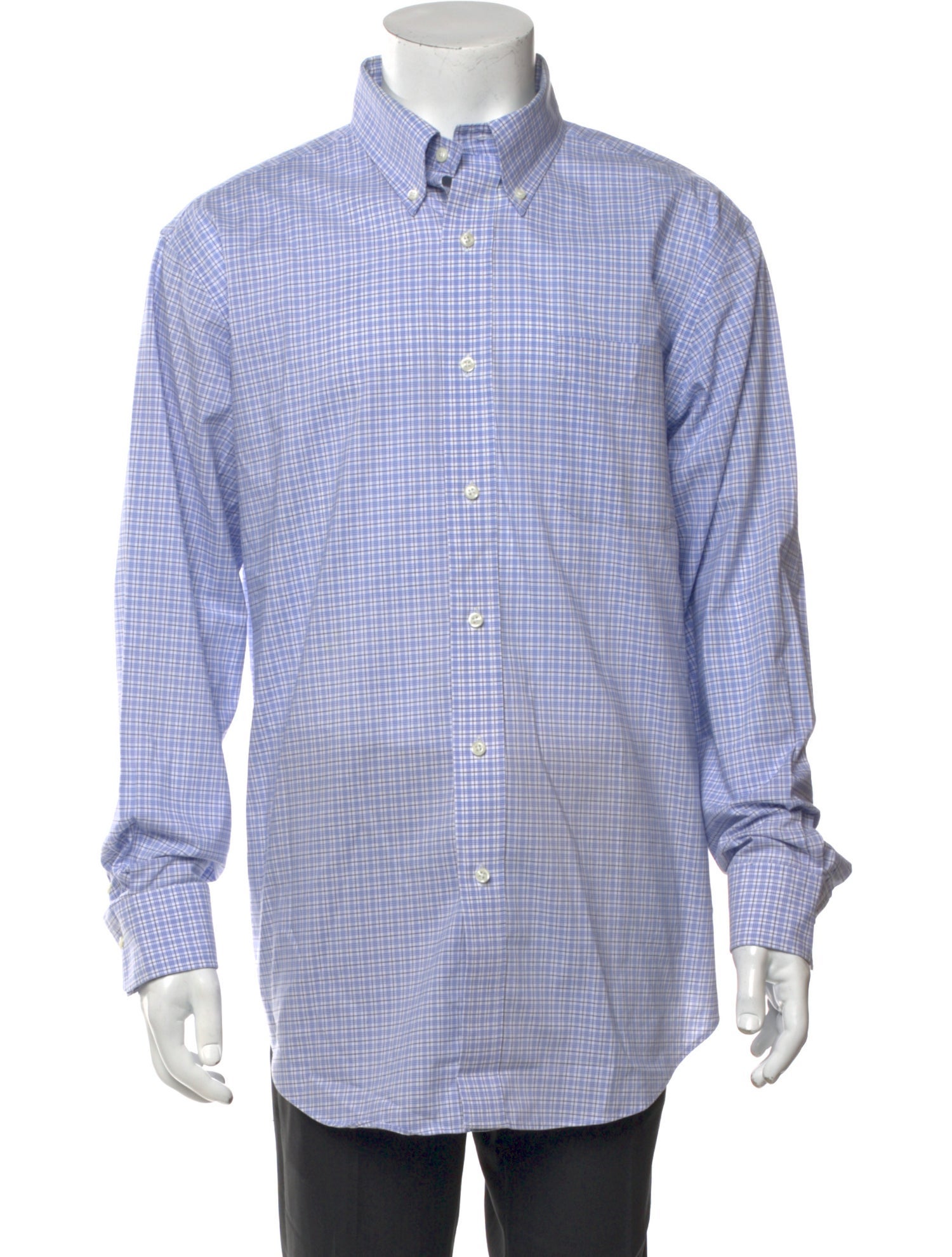 Lauren Ralph Lauren Plaid Print Long Sleeve Dress Shirt