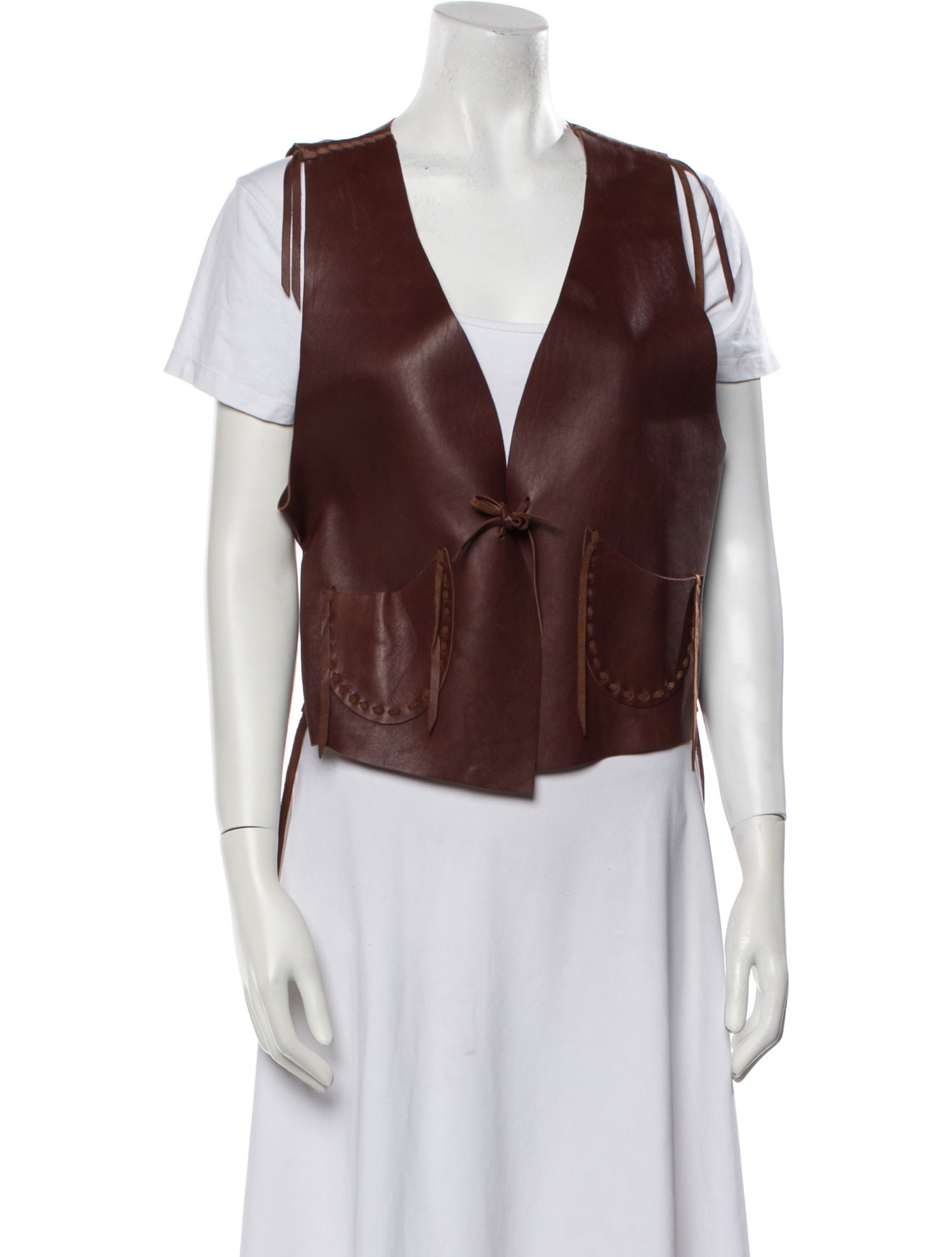 Lauren Ralph Lauren Leather Vest