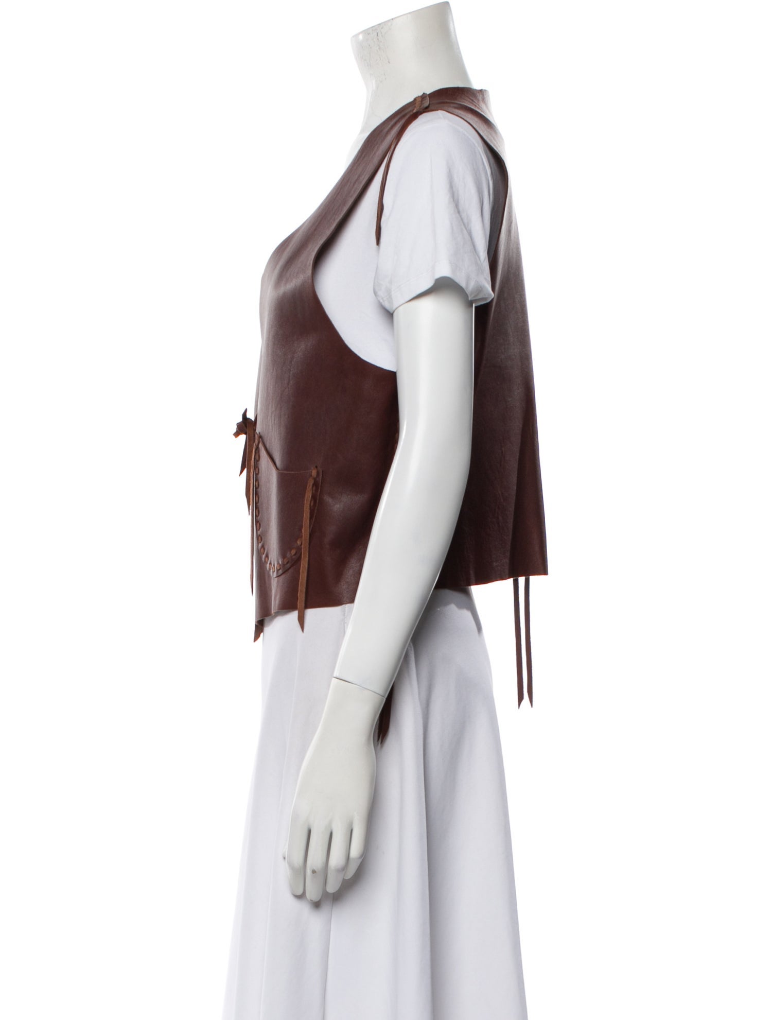 Lauren Ralph Lauren Leather Vest