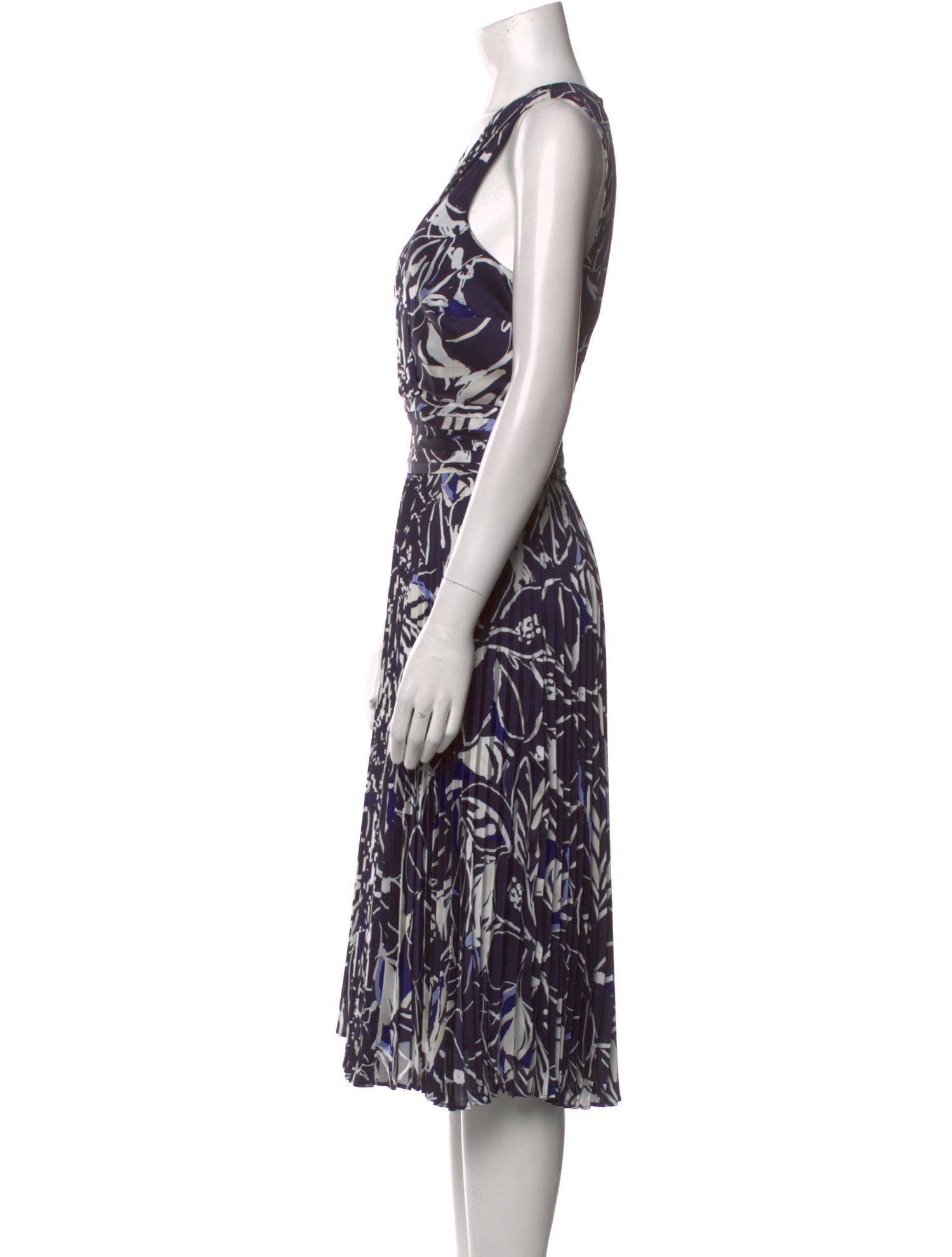 Lauren Ralph Lauren Floral Print Midi Length Dress