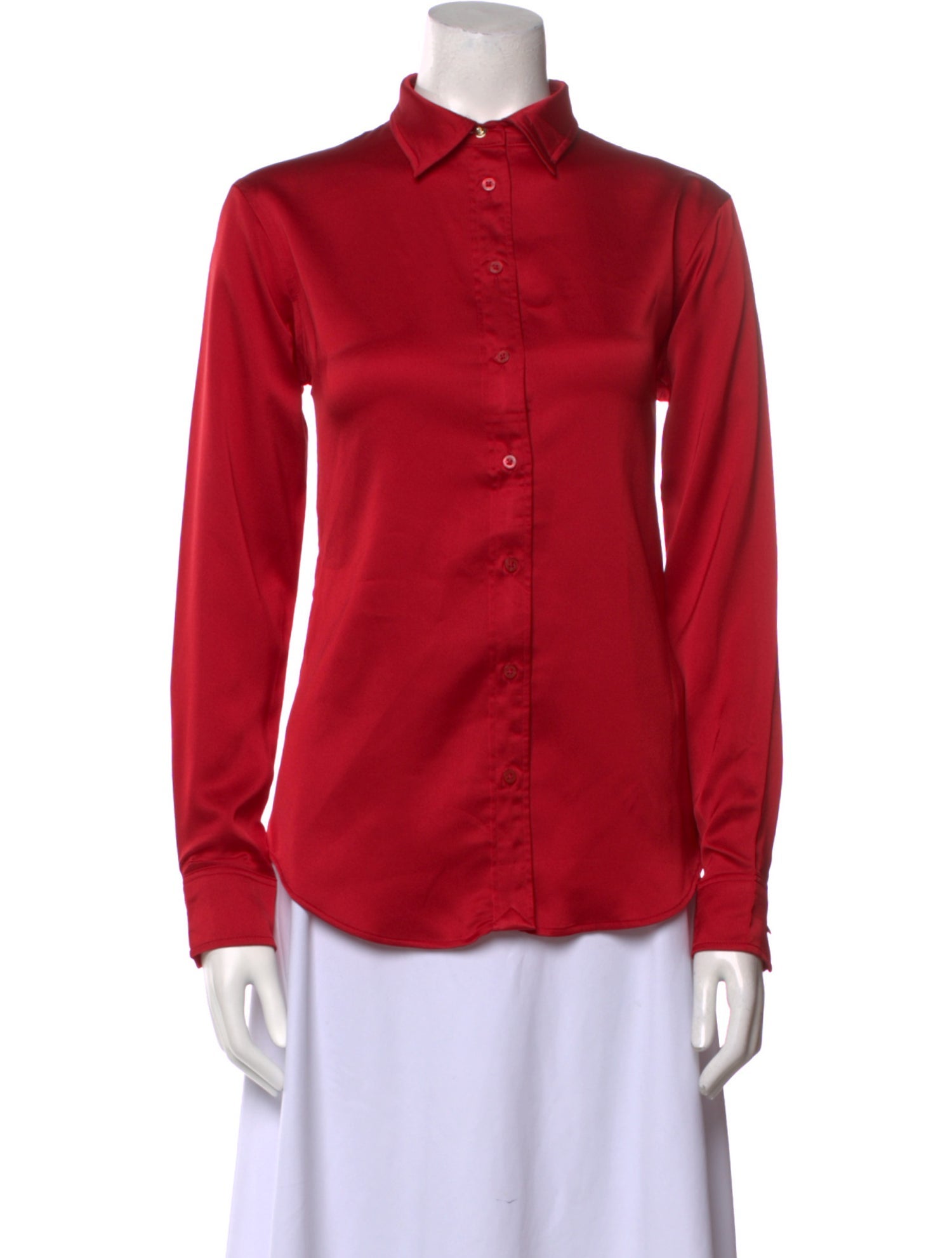 Lauren Ralph Lauren Long Sleeve Button-Up Top