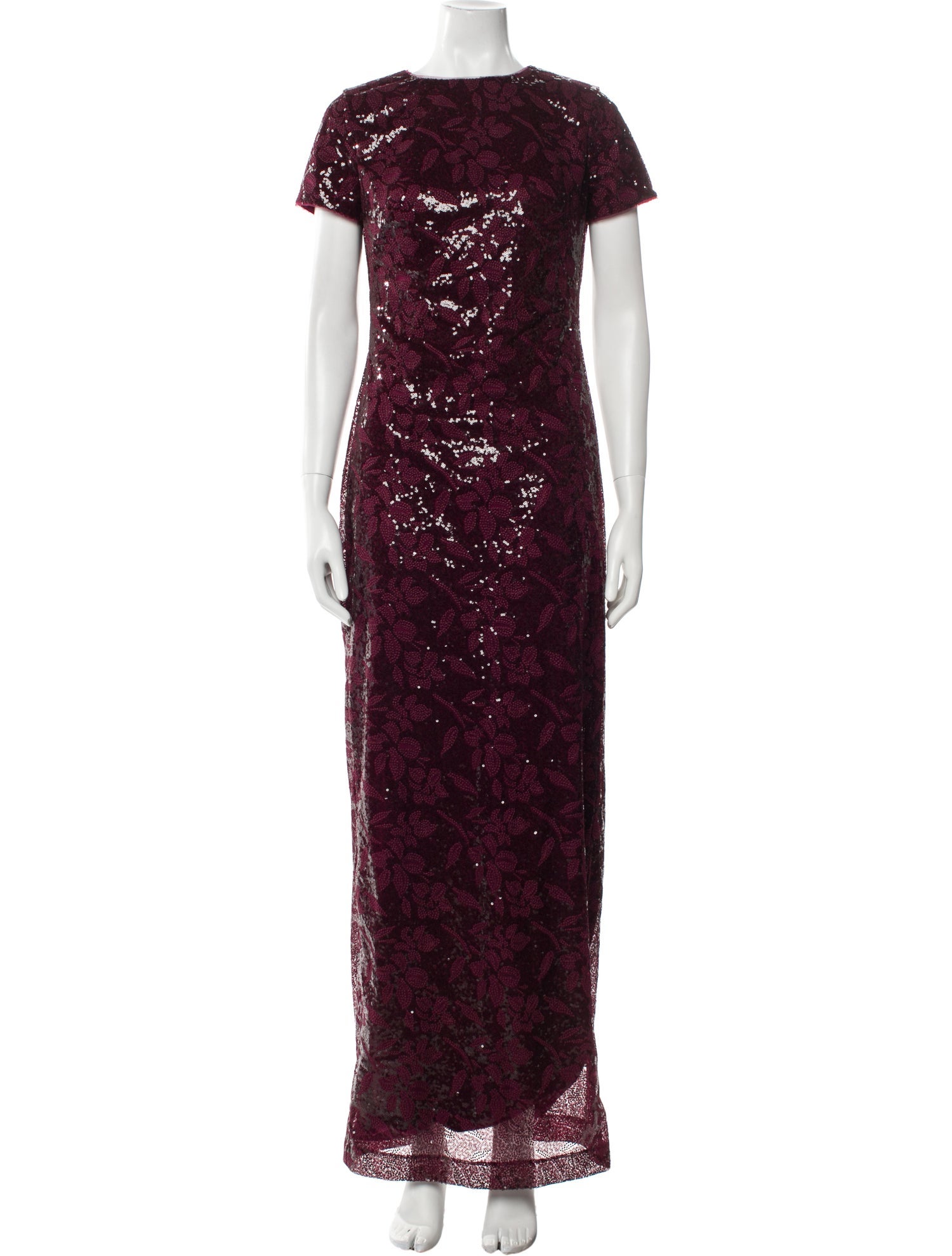 Lauren Ralph Lauren Lace Pattern Long Dress