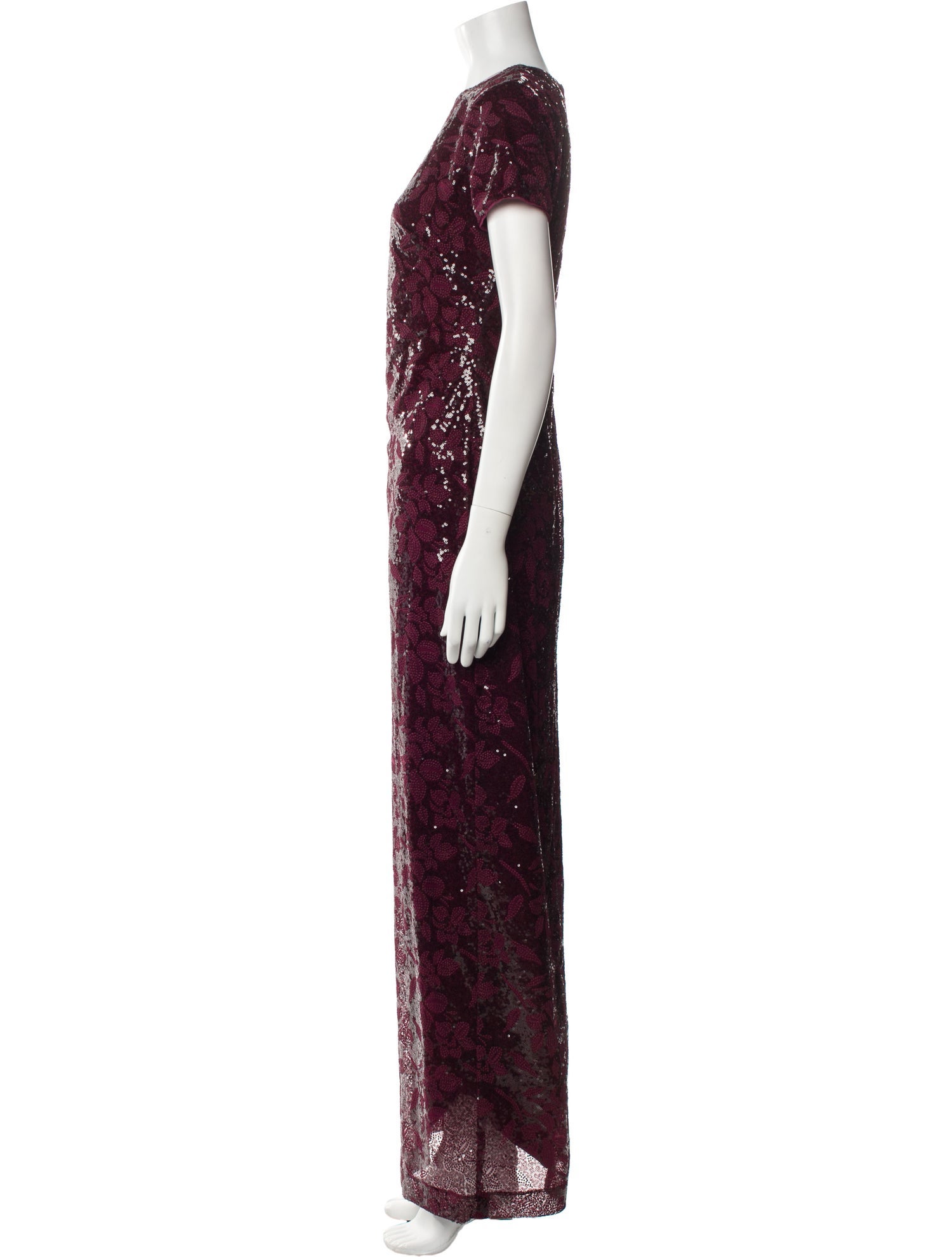 Lauren Ralph Lauren Lace Pattern Long Dress