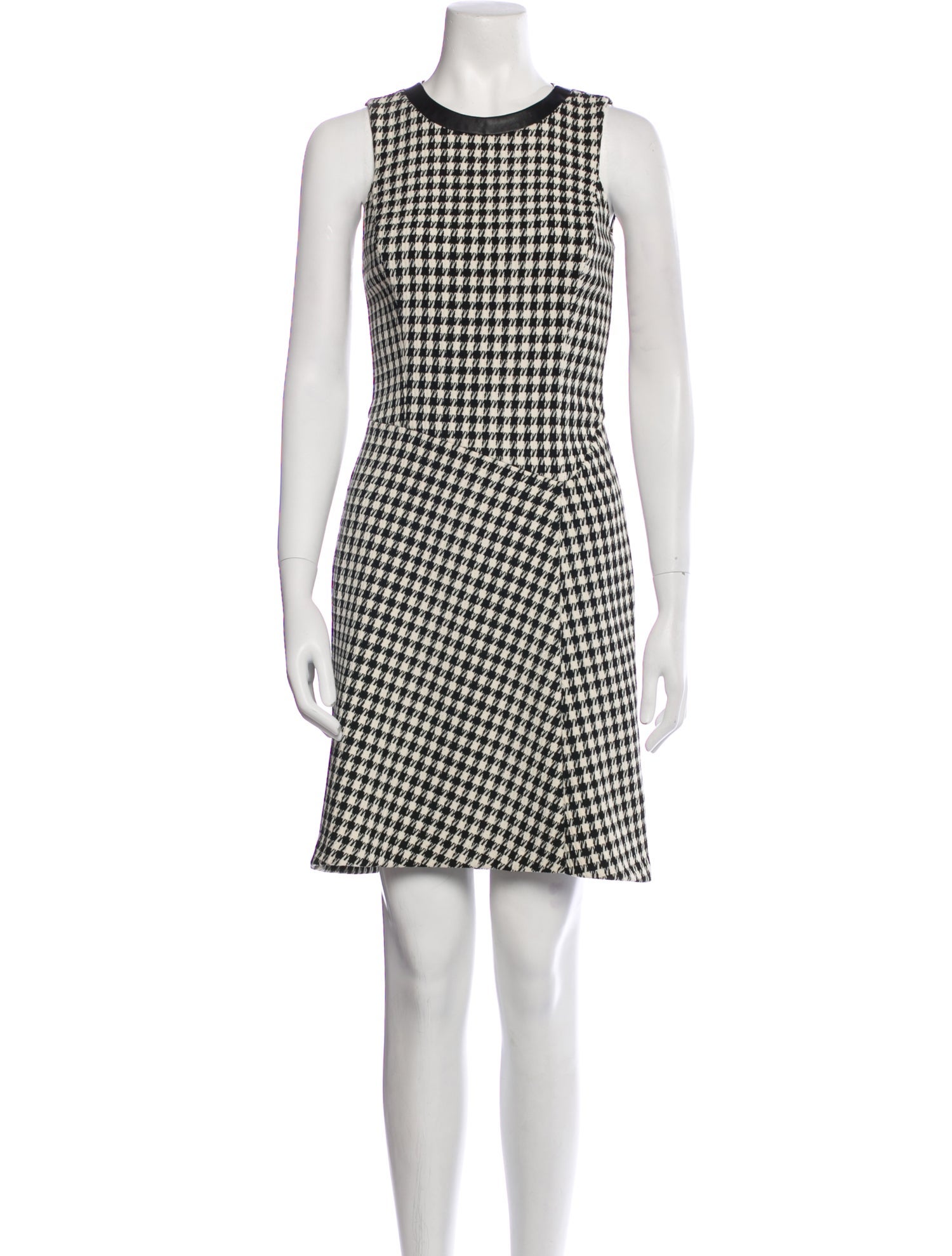Lauren Ralph Lauren Houndstooth Print Mini Dress