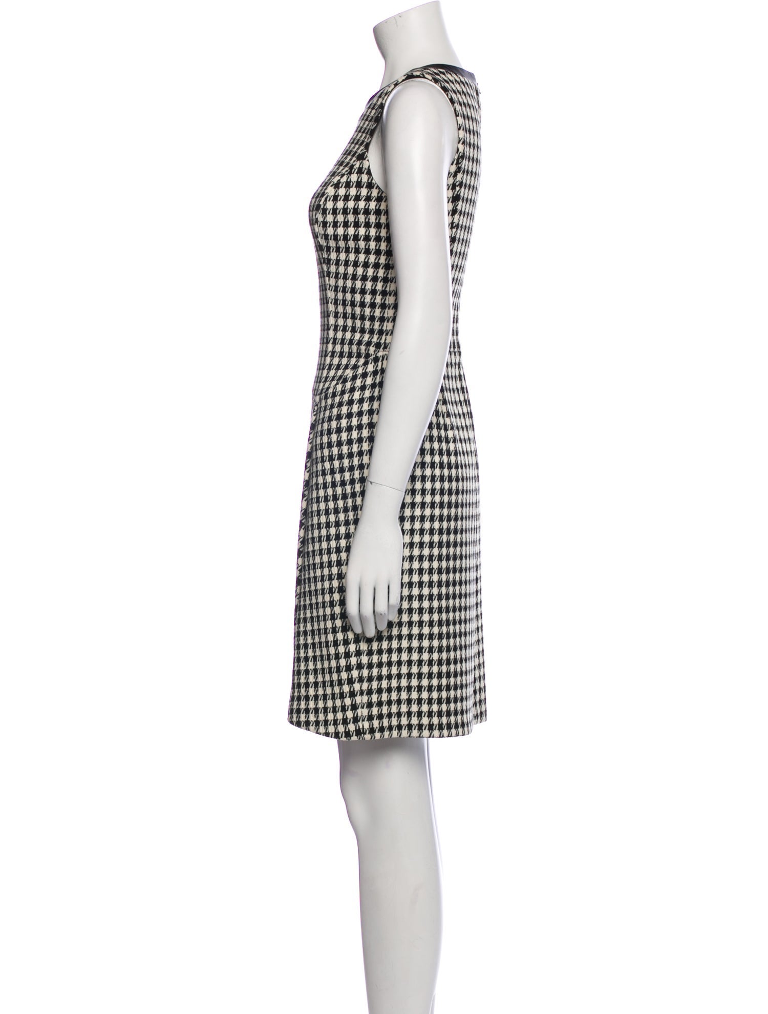 Lauren Ralph Lauren Houndstooth Print Mini Dress