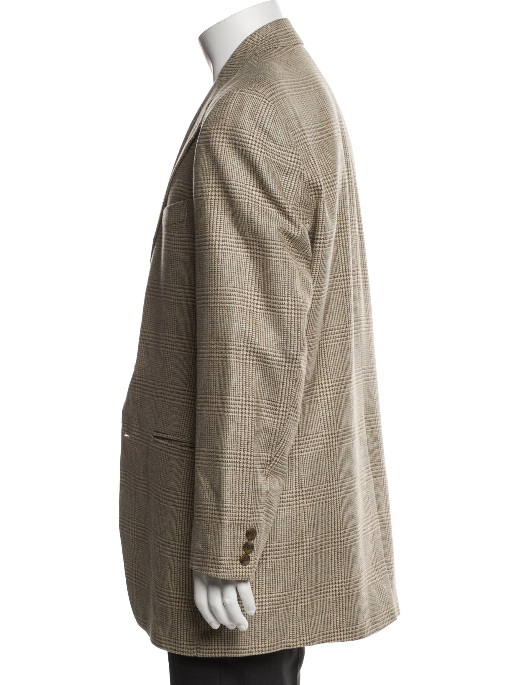 Lauren Ralph Lauren Silk Houndstooth Print Blazer