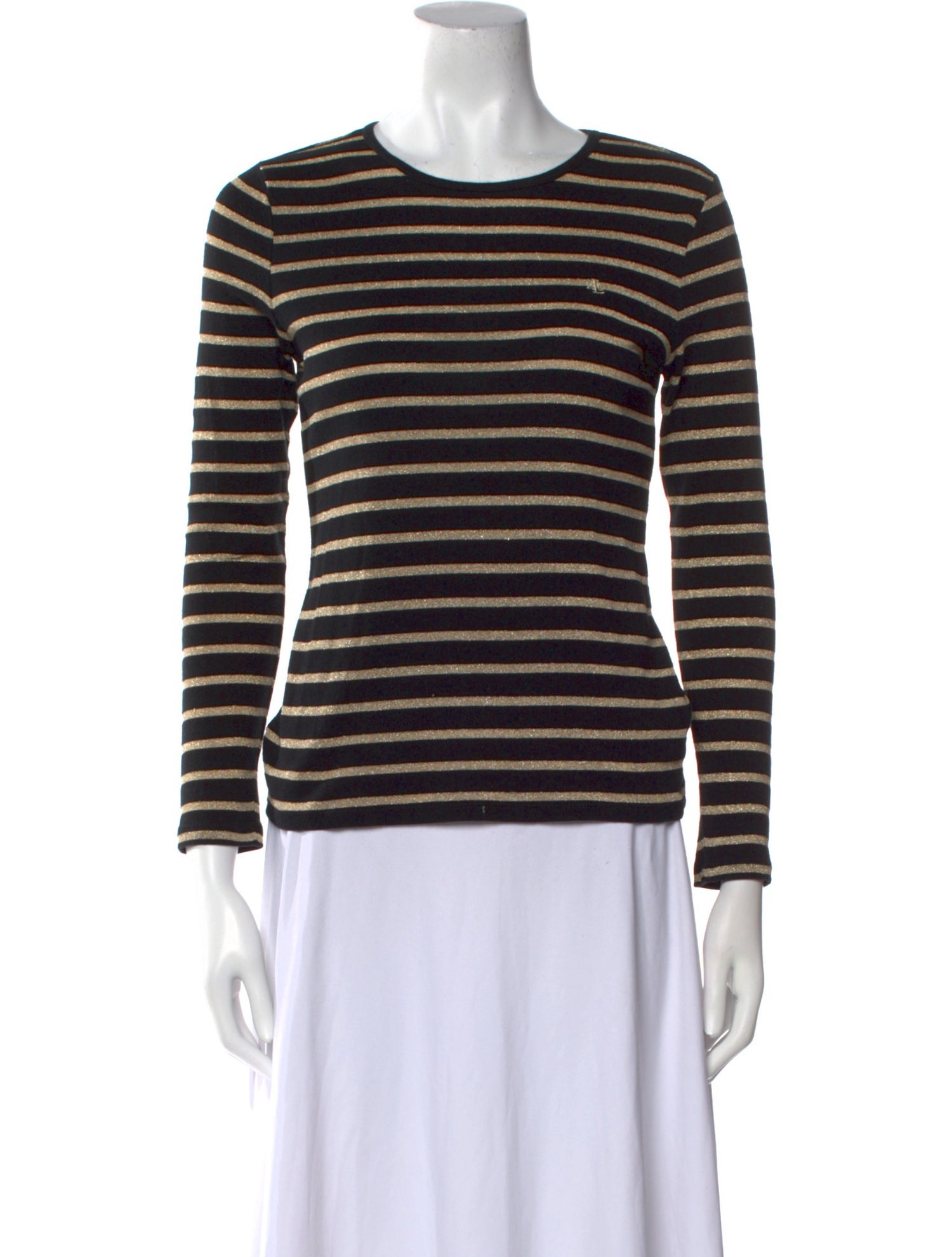 Lauren Ralph Lauren Striped Crew Neck Top