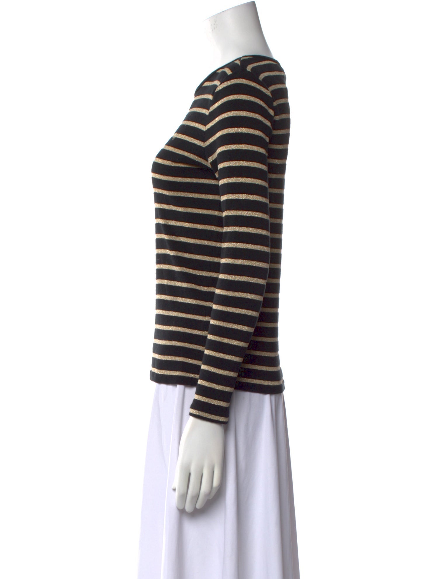 Lauren Ralph Lauren Striped Crew Neck Top