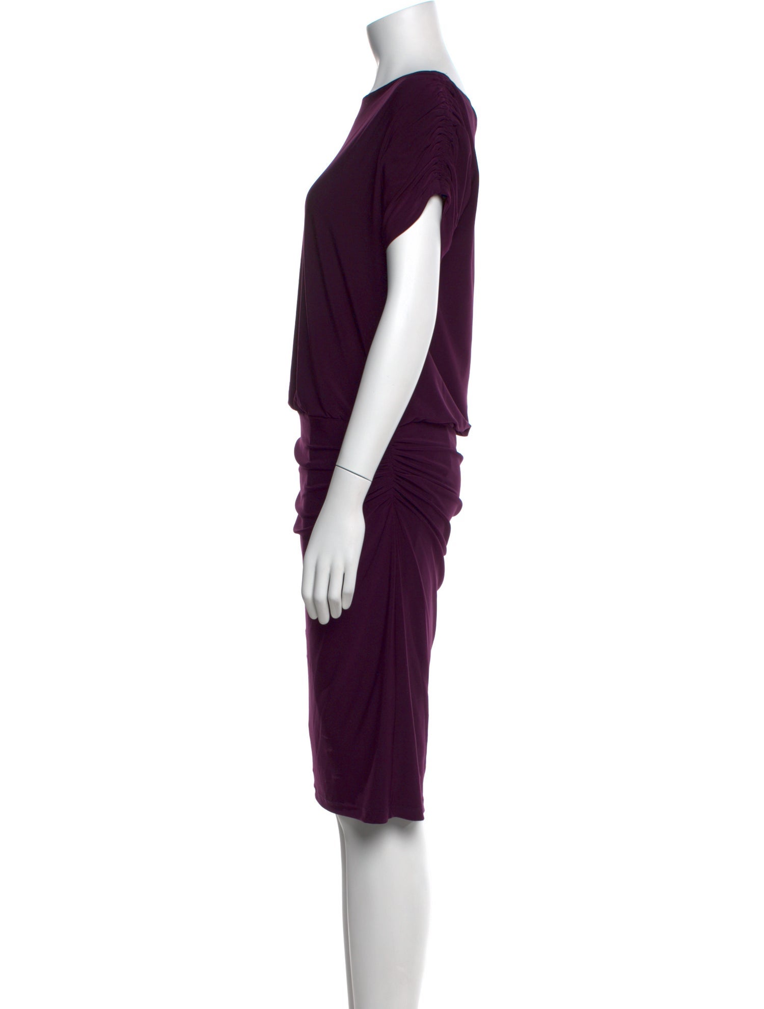 Lauren Ralph Lauren Bateau Neckline Knee-Length Dress