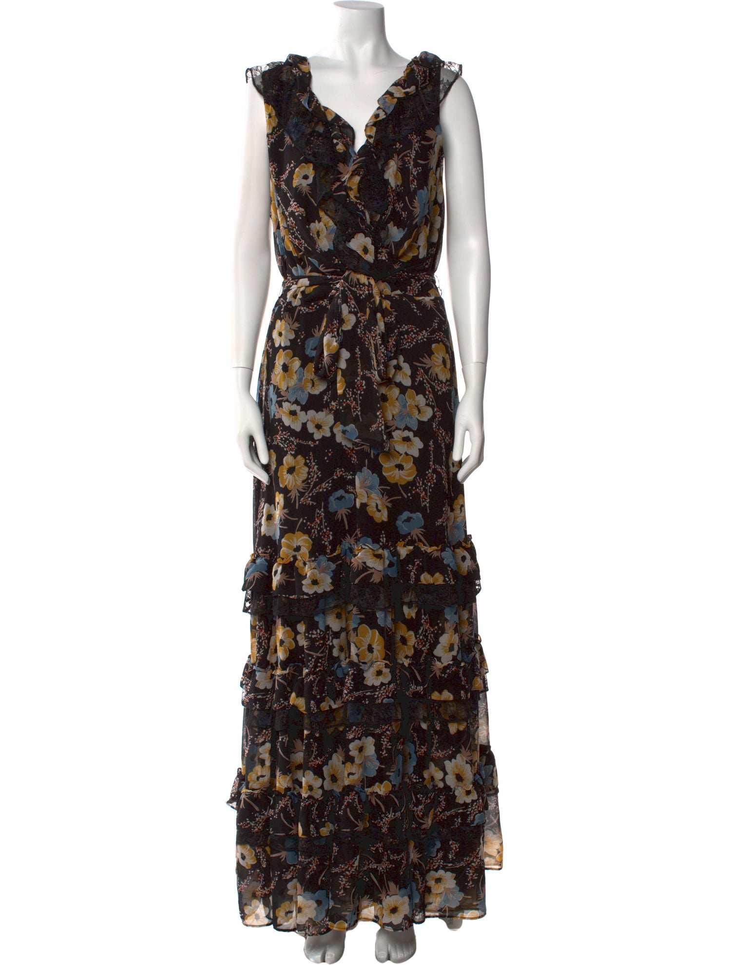 Lauren Ralph Lauren Floral Print Long Dress w/ Tags
