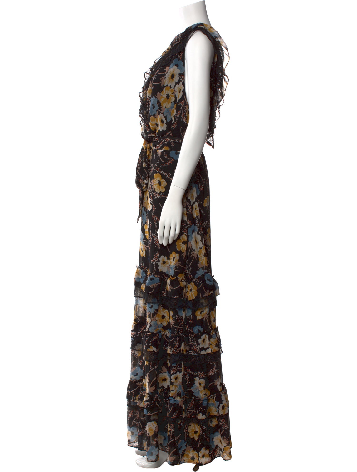 Lauren Ralph Lauren Floral Print Long Dress w/ Tags