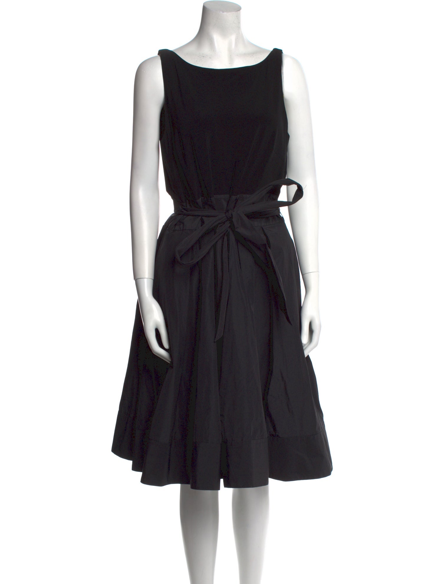 Lauren Ralph Lauren Bateau Neckline Knee-Length Dress